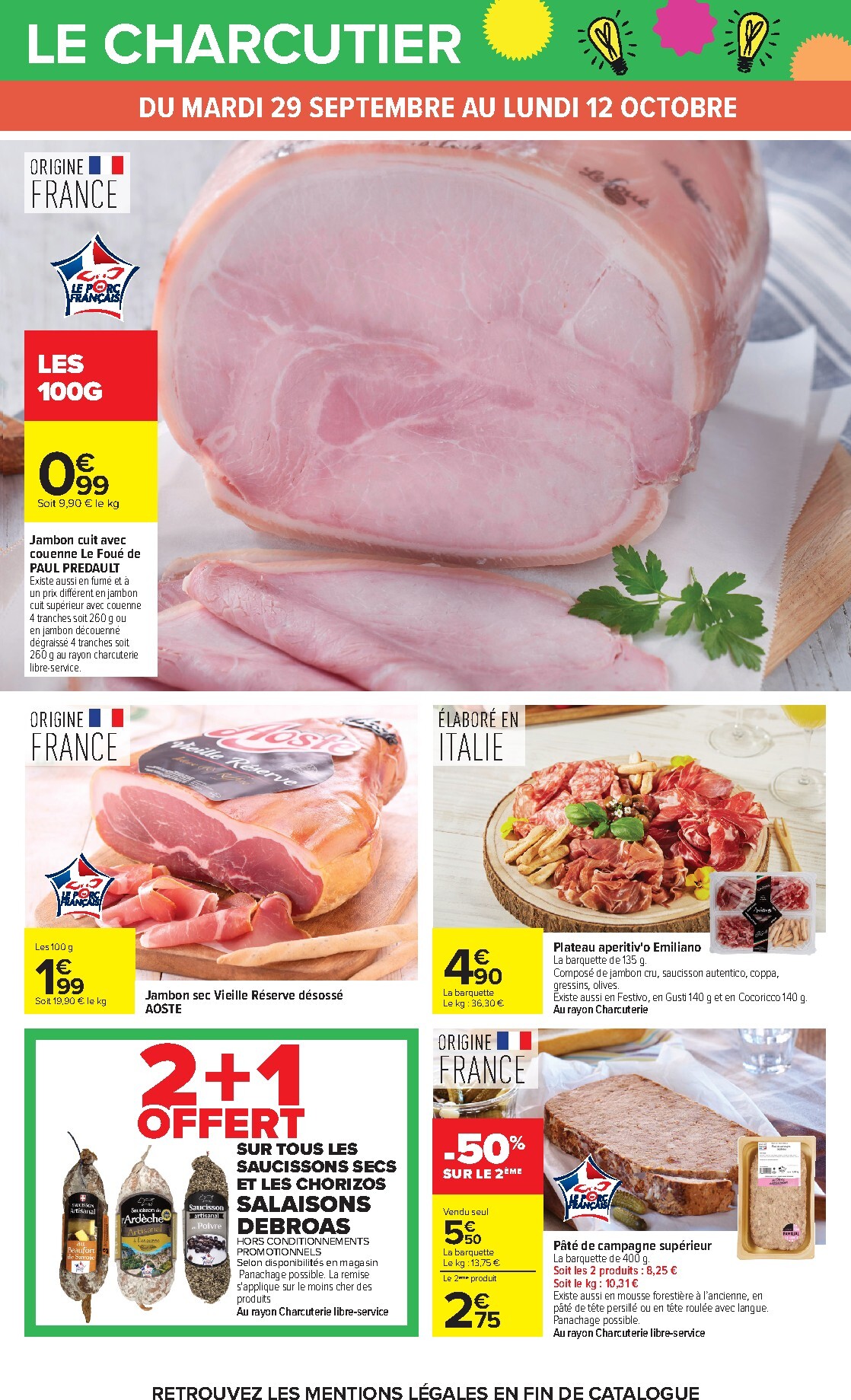 carrefour - Flyer Carrefour pour la semaine prochaine du du mardi 29/09/2026 au du lundi 12/10/2026 - page: 35