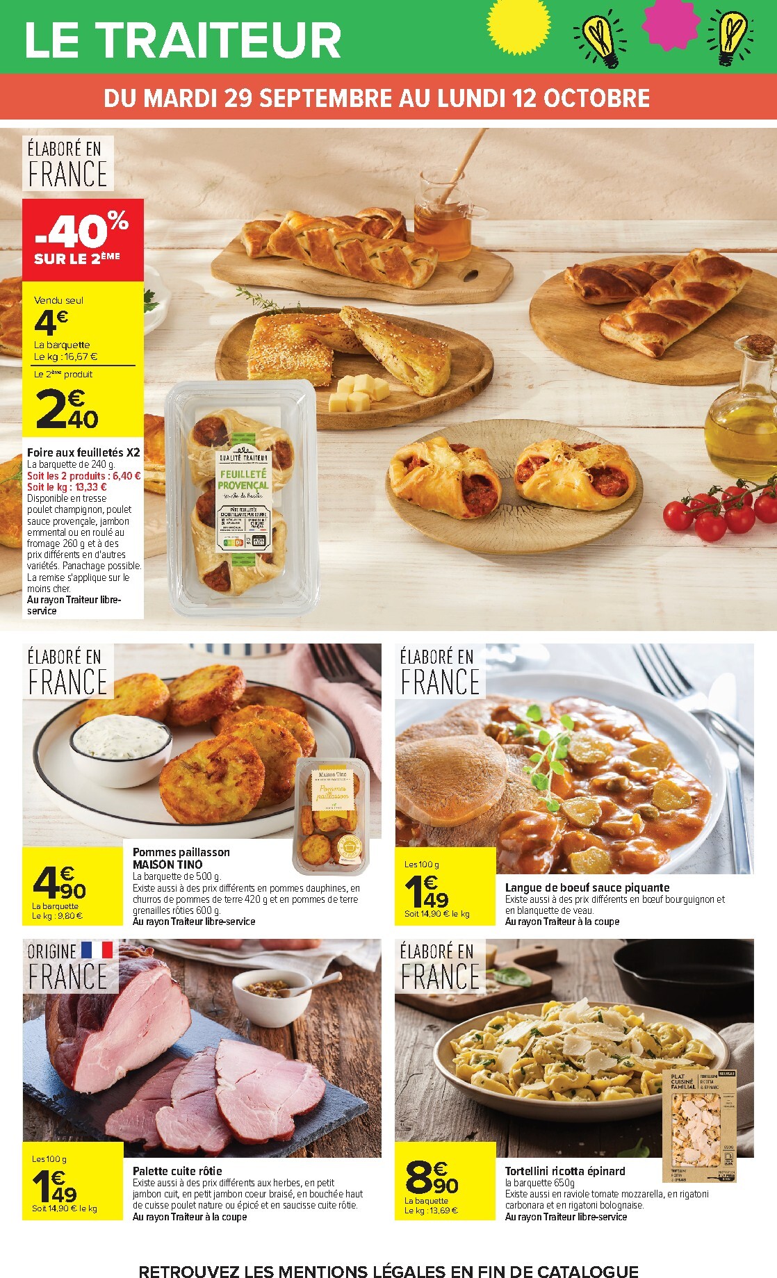 carrefour - Flyer Carrefour pour la semaine prochaine du du mardi 29/09/2026 au du lundi 12/10/2026 - page: 34