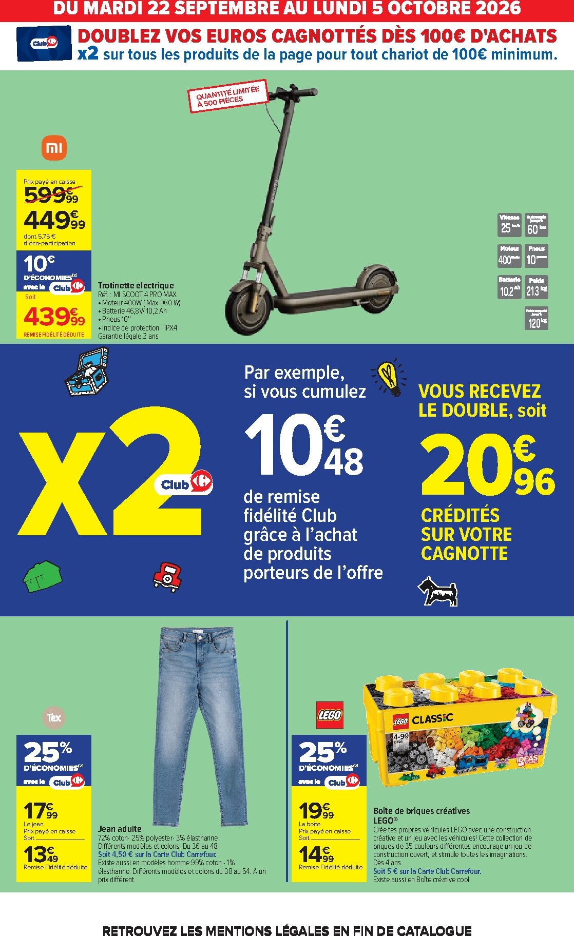 carrefour - Current Carrefour - Le mois Monopoly leaflet valid from du mardi 22/09/2026 to du lundi 05/10/2026 - page: 11