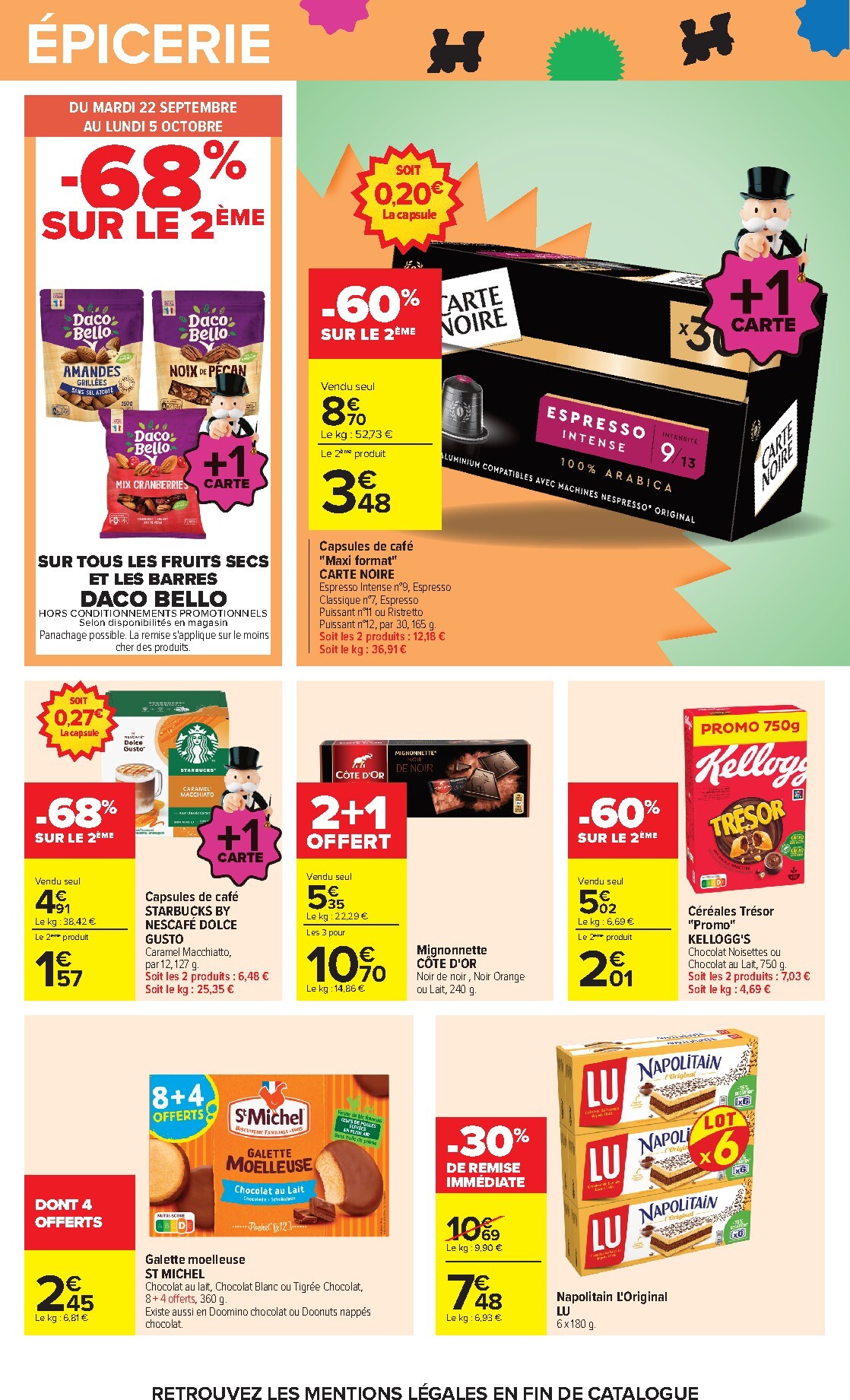 carrefour - Current Carrefour - Le mois Monopoly leaflet valid from du mardi 22/09/2026 to du lundi 05/10/2026 - page: 46