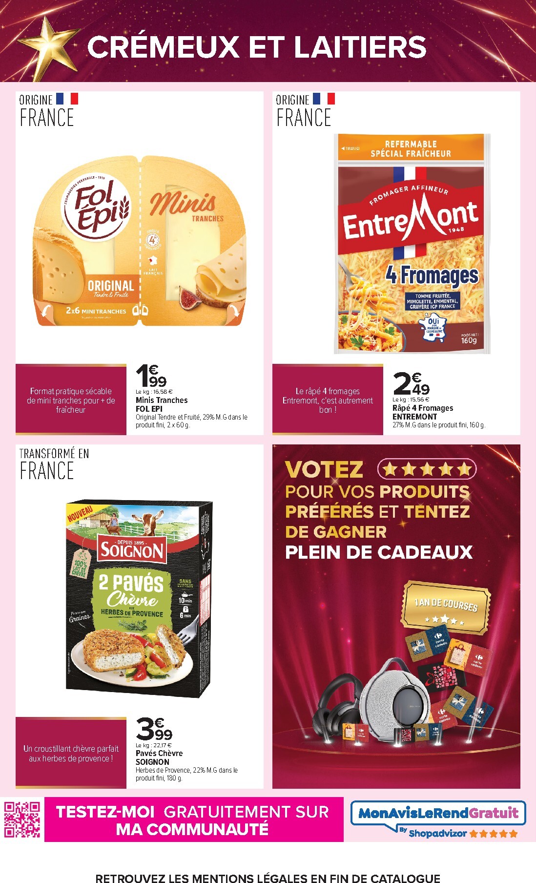 carrefour - Flyer Carrefour - Le Grand Prix De L'innovation 2026 pour la semaine prochaine du de jeudi 01/10/2026 au du dimanche 25/10/2026 - page: 44