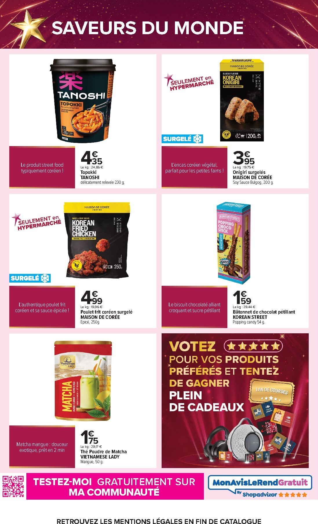 carrefour - Flyer Carrefour - Le Grand Prix De L'innovation 2026 pour la semaine prochaine du de jeudi 01/10/2026 au du dimanche 25/10/2026 - page: 20