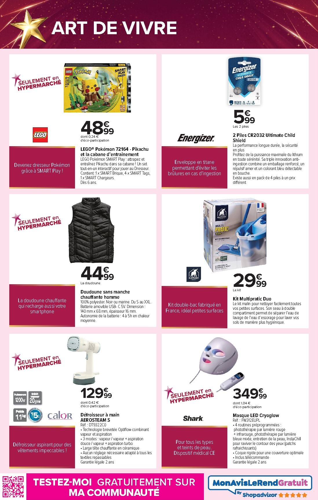 carrefour - Flyer Carrefour - Le Grand Prix De L'innovation 2026 pour la semaine prochaine du de jeudi 01/10/2026 au du dimanche 25/10/2026 - page: 70