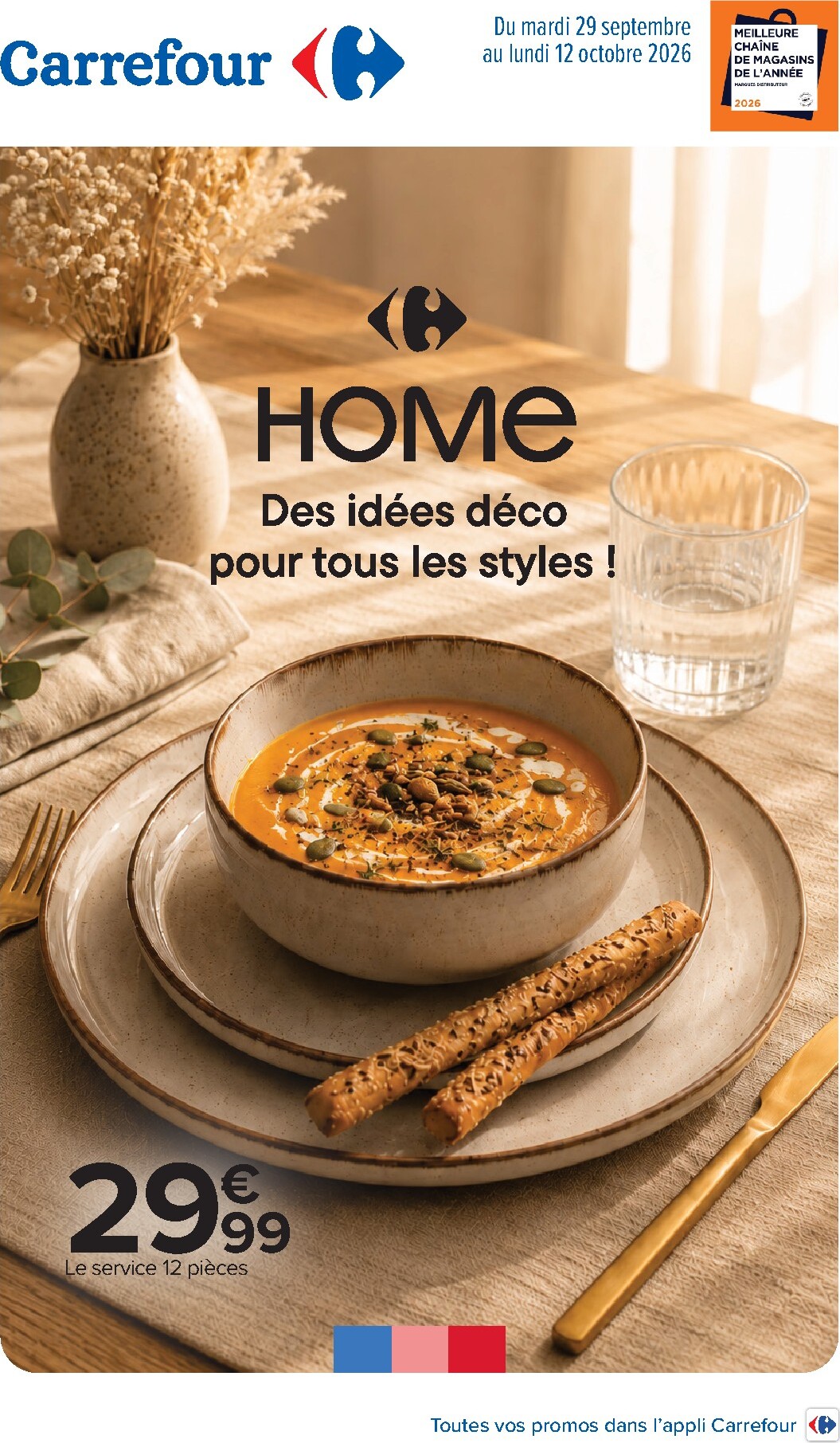 carrefour - Flyer Carrefour - Des Idées Déco Pour Tous Les Styles ! pour la semaine prochaine du du mardi 29/09/2026 au du lundi 12/10/2026