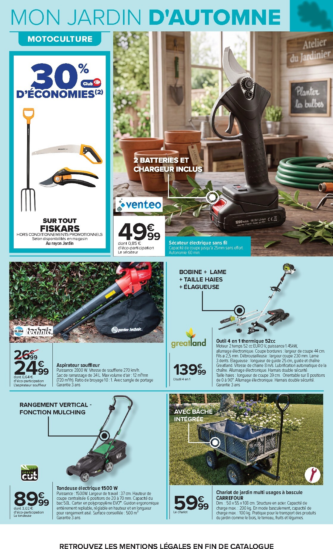 carrefour - Flyer Carrefour - Jardin Et Bricolage pour la semaine prochaine du du mardi 29/09/2026 au du lundi 12/10/2026 - page: 13
