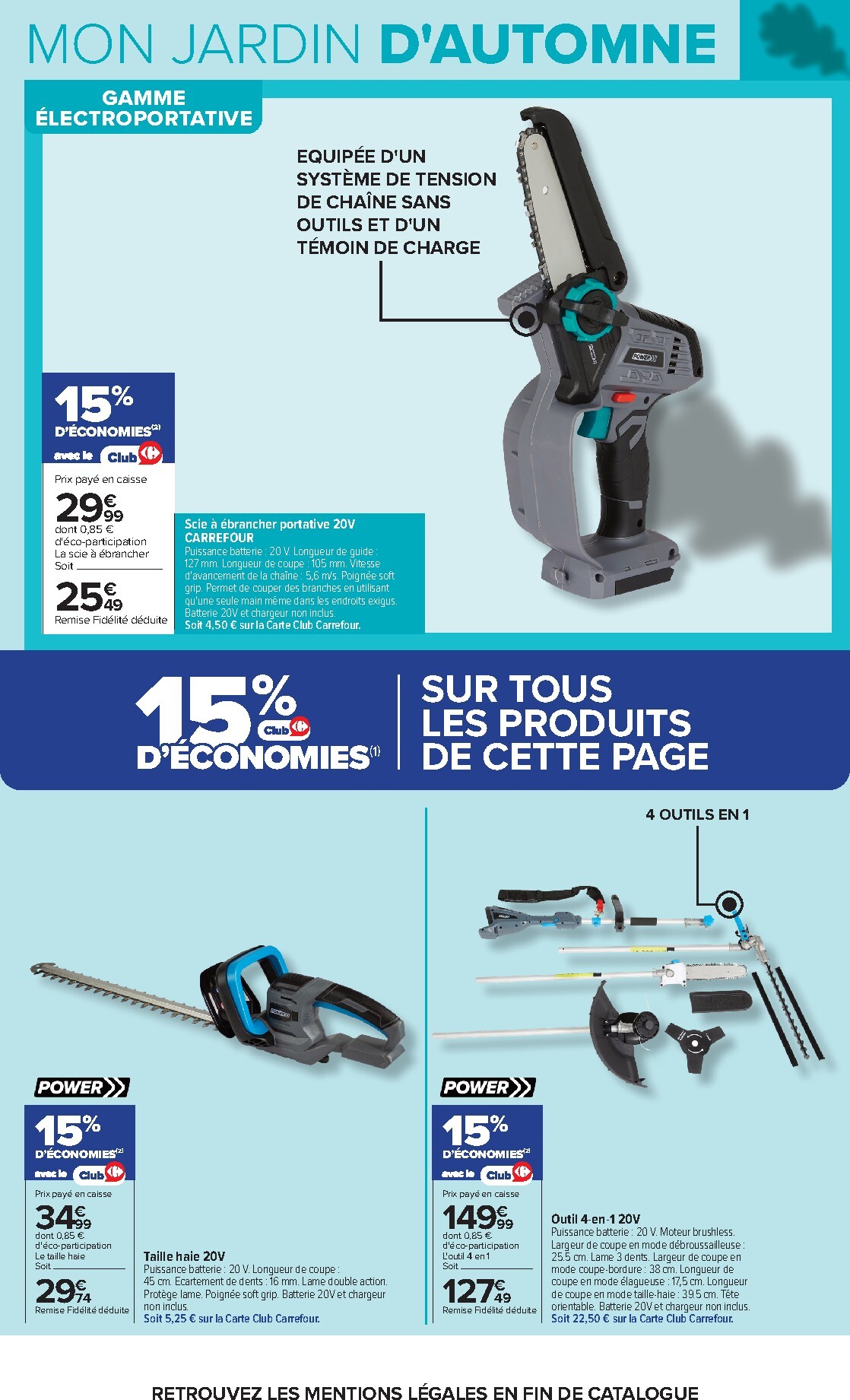 carrefour - Flyer Carrefour - Jardin Et Bricolage pour la semaine prochaine du du mardi 29/09/2026 au du lundi 12/10/2026 - page: 14