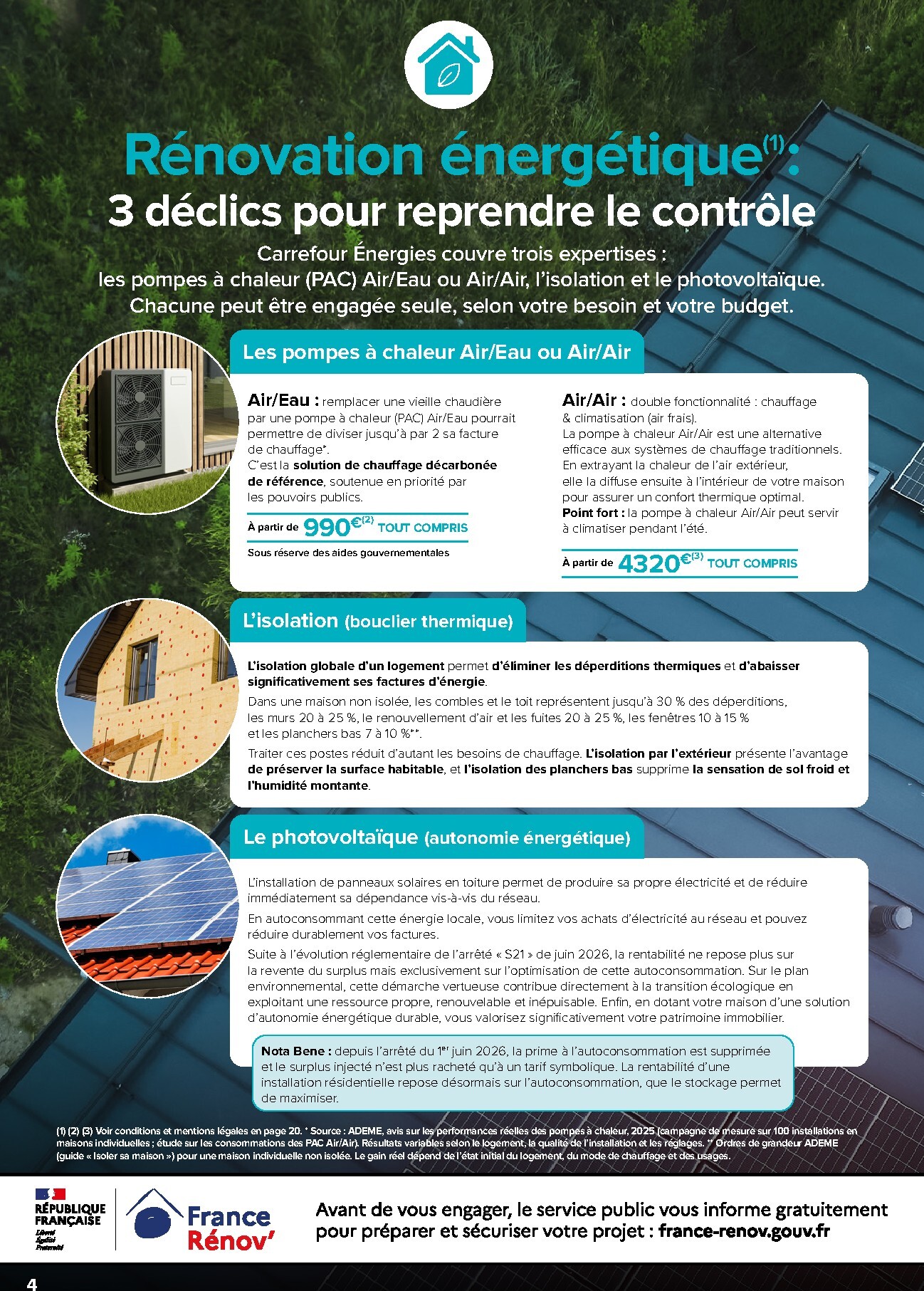 carrefour - Current Carrefour - Livre Blanc 2026 Energies leaflet valid from du mardi 22/09/2026 to du samedi 31/10/2026 - page: 4