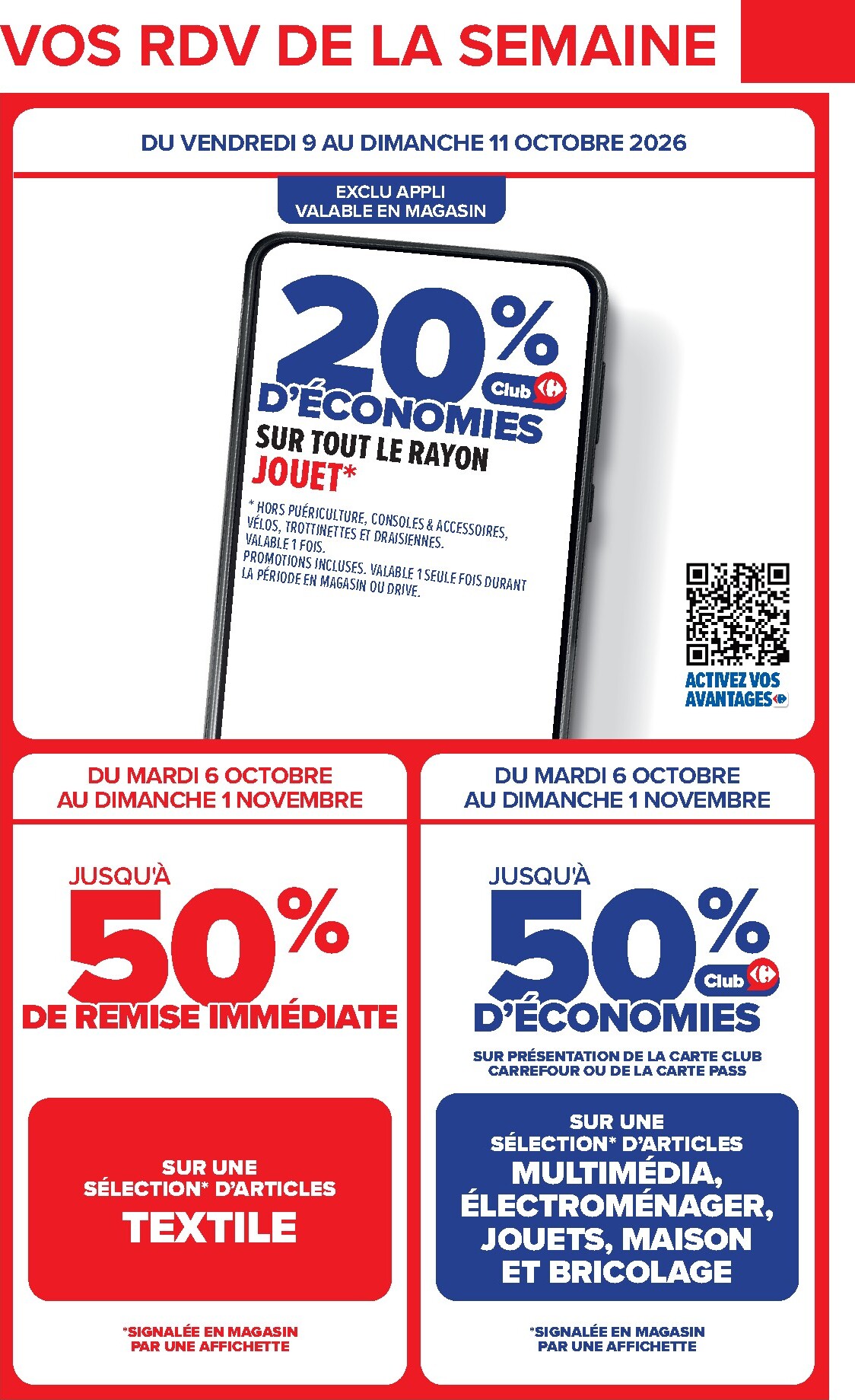 carrefour - Flyer Carrefour pour la semaine prochaine du du mardi 06/10/2026 au du lundi 19/10/2026 - page: 59