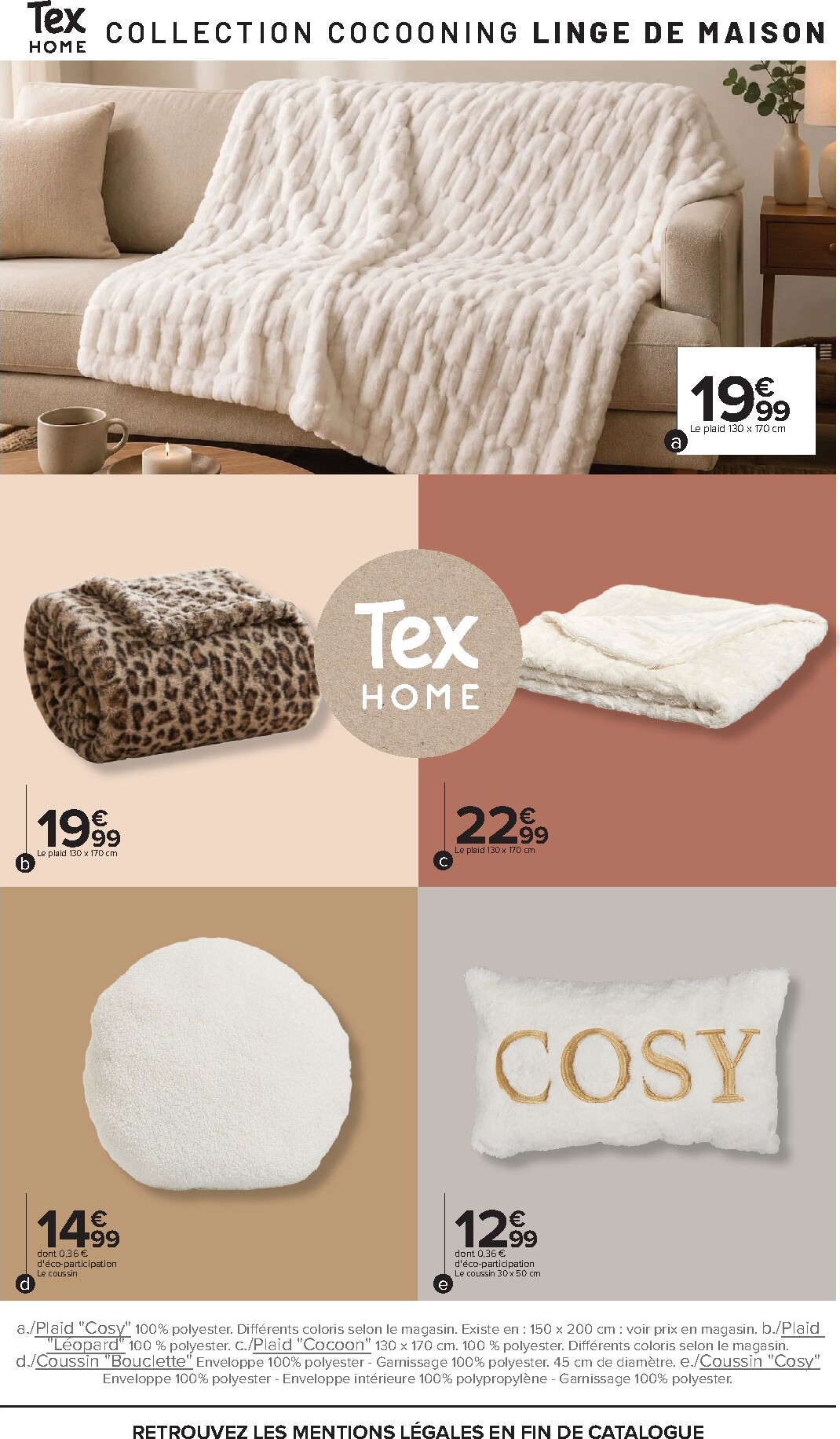 carrefour - Flyer Carrefour - Special Nuit Et Cocooning pour la semaine prochaine du du mardi 06/10/2026 au du lundi 19/10/2026 - page: 21