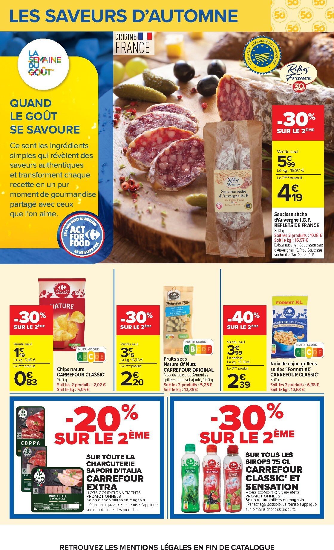 carrefour - Flyer Carrefour pour la semaine prochaine du du mardi 13/10/2026 au du lundi 26/10/2026 - page: 20