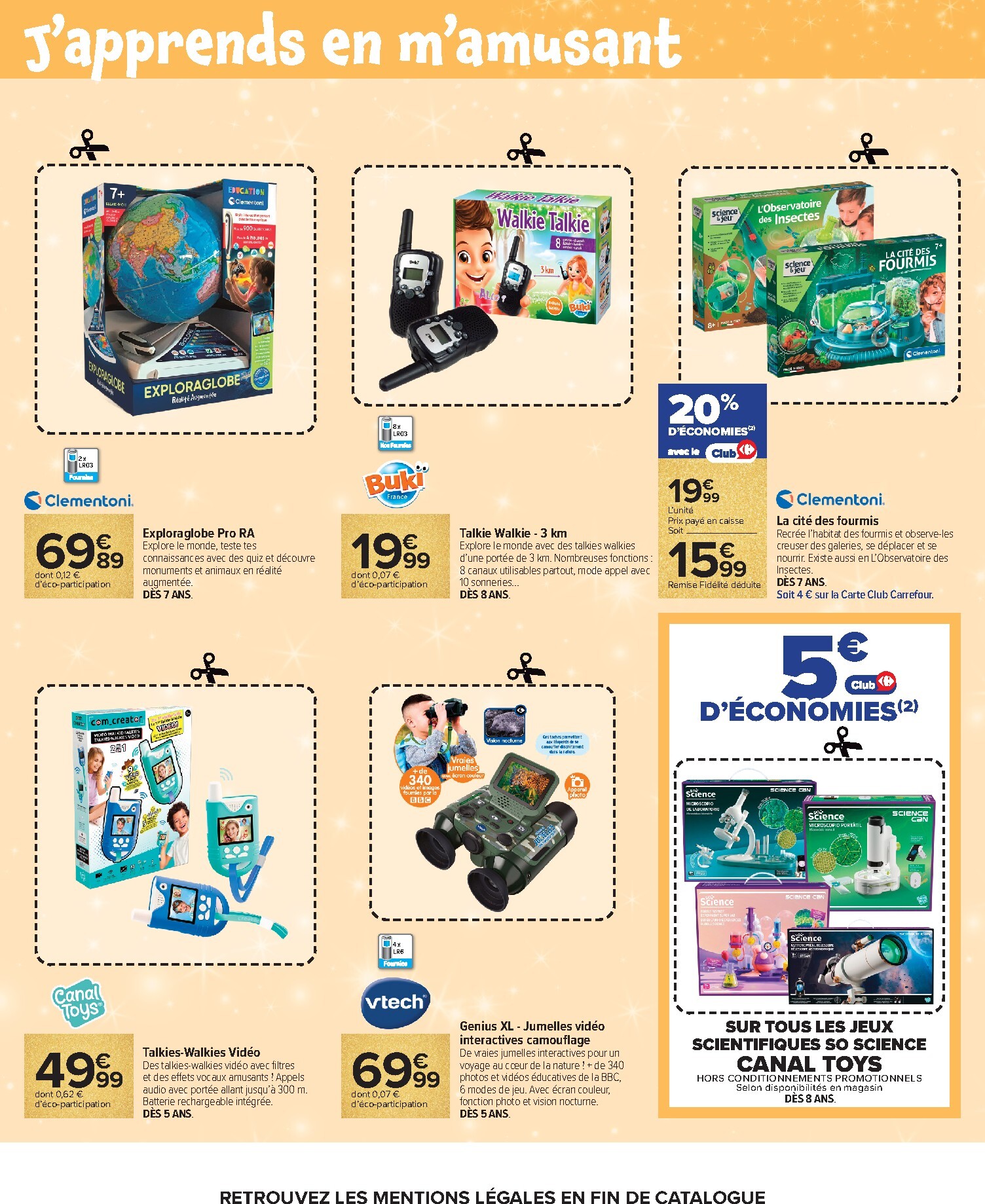 carrefour - Flyer Carrefour - Prêt À Jouer Avec Nous ? pour la semaine prochaine du du mardi 13/10/2026 au du lundi 07/12/2026 - page: 69