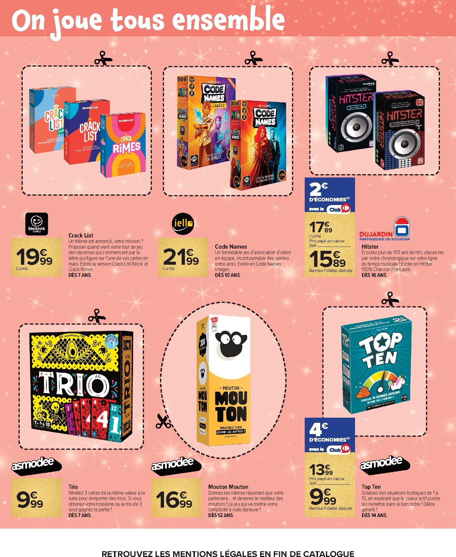 carrefour - Flyer Carrefour - Prêt À Jouer Avec Nous ? pour la semaine prochaine du du mardi 13/10/2026 au du lundi 07/12/2026 - page: 75