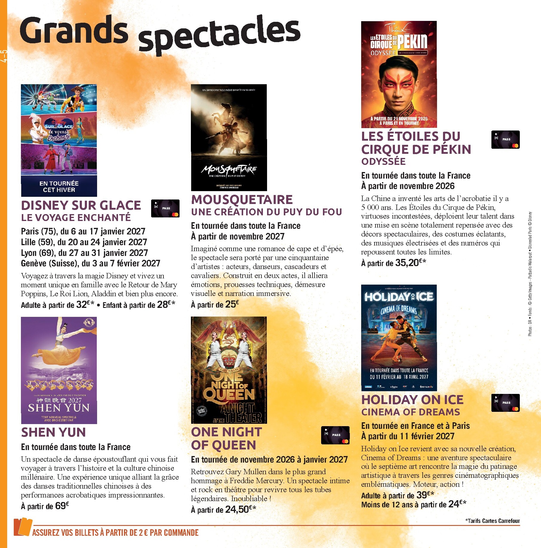 carrefour - Current Carrefour - LE Book Des Sorties Automne leaflet valid from du vendredi 02/10/2026 to du dimanche 07/02/2027 - page: 4