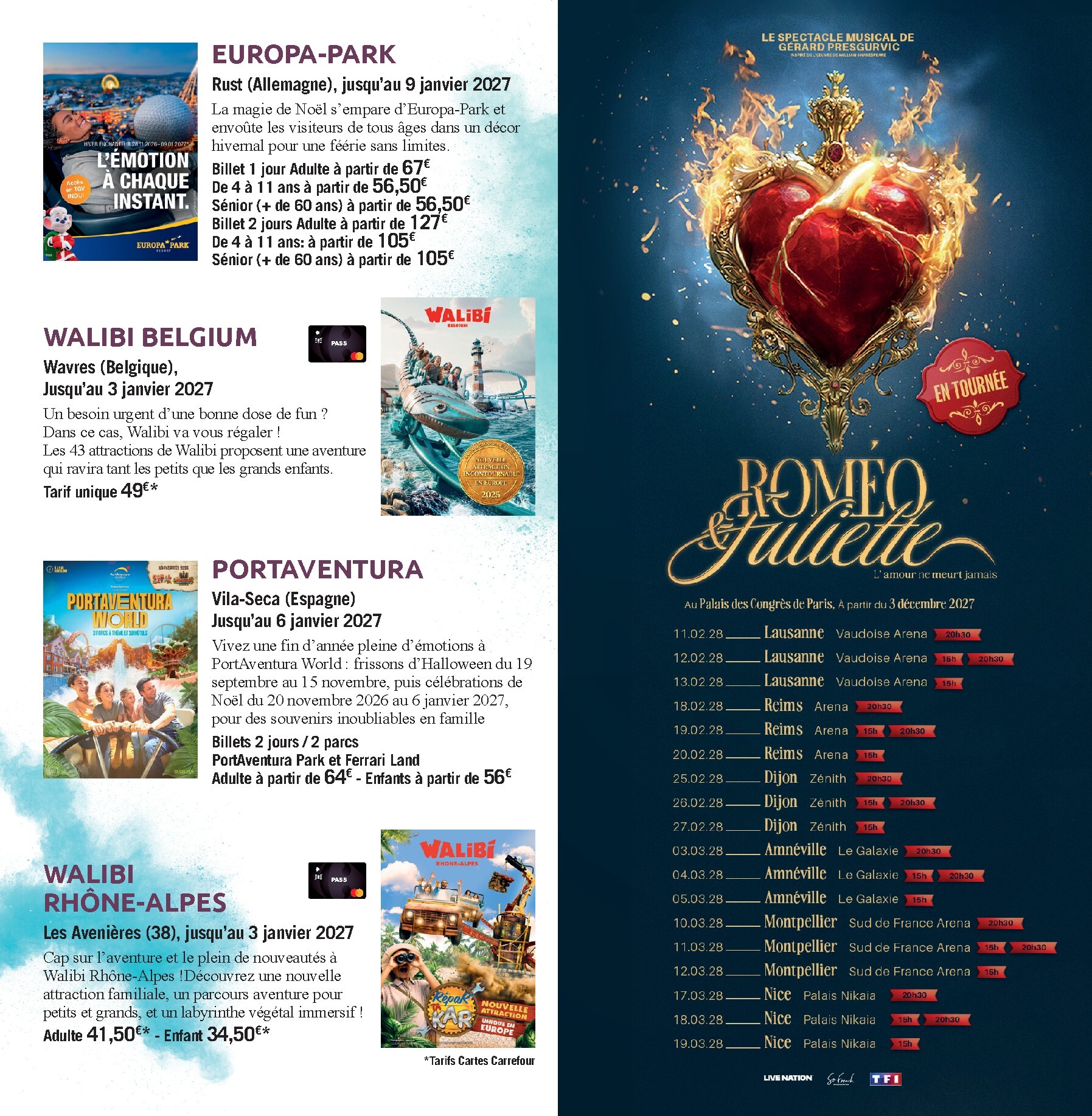 carrefour - Current Carrefour - LE Book Des Sorties Automne leaflet valid from du vendredi 02/10/2026 to du dimanche 07/02/2027 - page: 9