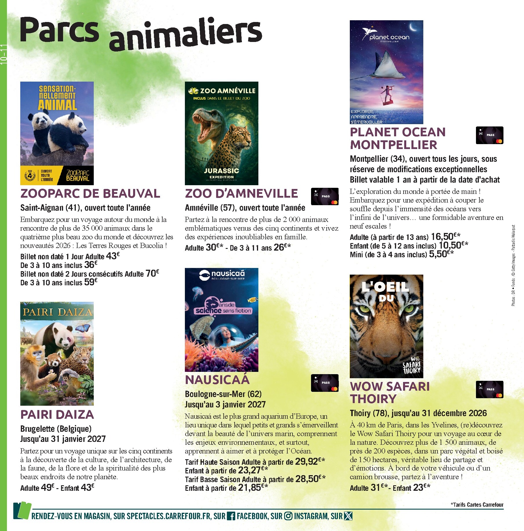 carrefour - Current Carrefour - LE Book Des Sorties Automne leaflet valid from du vendredi 02/10/2026 to du dimanche 07/02/2027 - page: 10