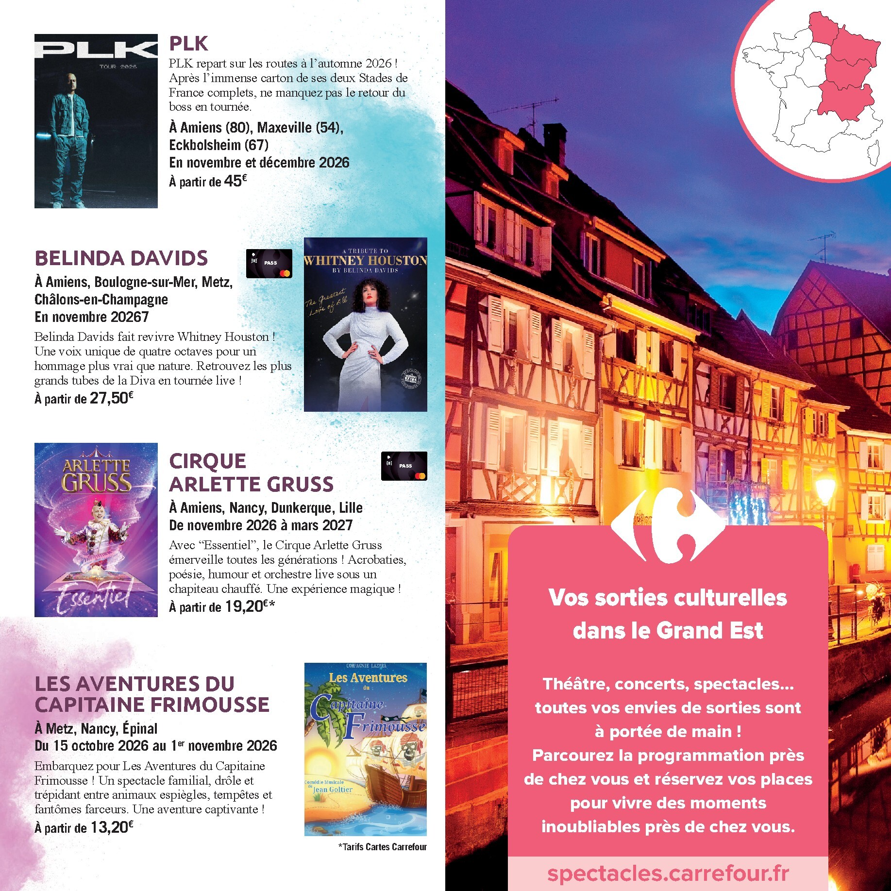 carrefour - Current Carrefour - LE Book Des Sorties Automne leaflet valid from du vendredi 02/10/2026 to du dimanche 07/02/2027 - page: 19