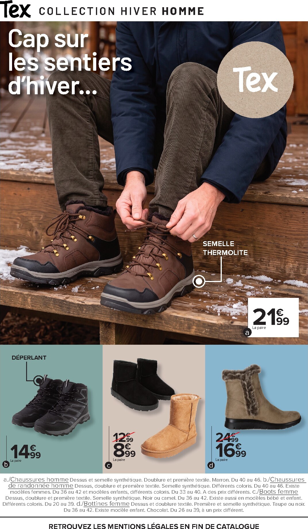 carrefour - Flyer Carrefour - Tex Catalogue Hiver pour la semaine prochaine du du mardi 20/10/2026 au du lundi 02/11/2026 - page: 9