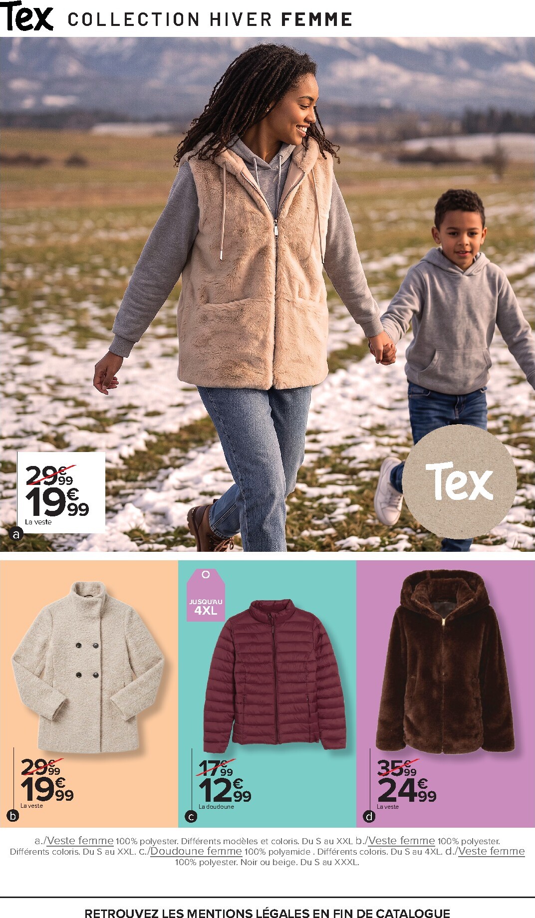 carrefour - Flyer Carrefour - Tex Catalogue Hiver pour la semaine prochaine du du mardi 20/10/2026 au du lundi 02/11/2026 - page: 7