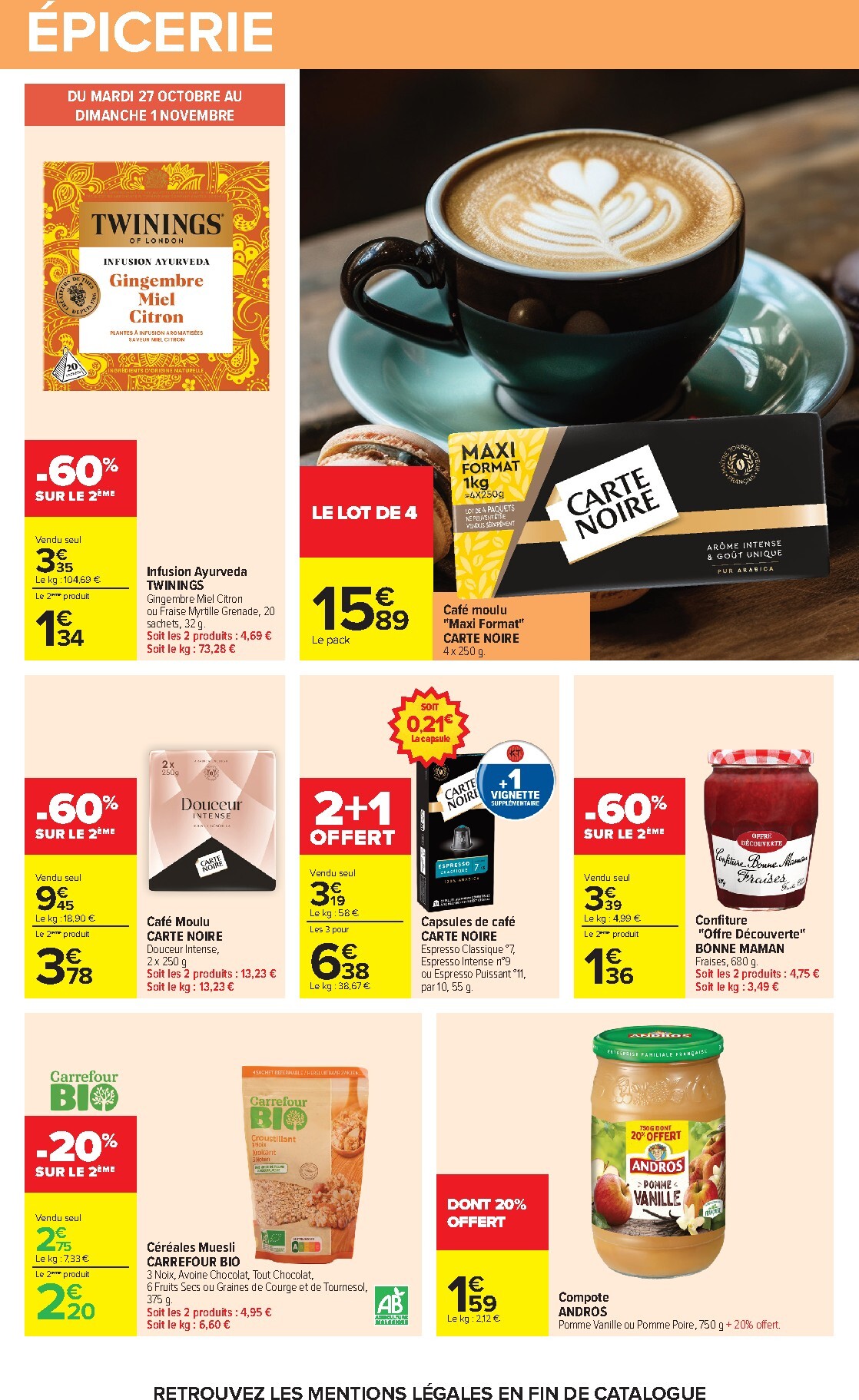 carrefour - Flyer Carrefour pour la semaine prochaine du du mardi 27/10/2026 au du lundi 09/11/2026 - page: 41