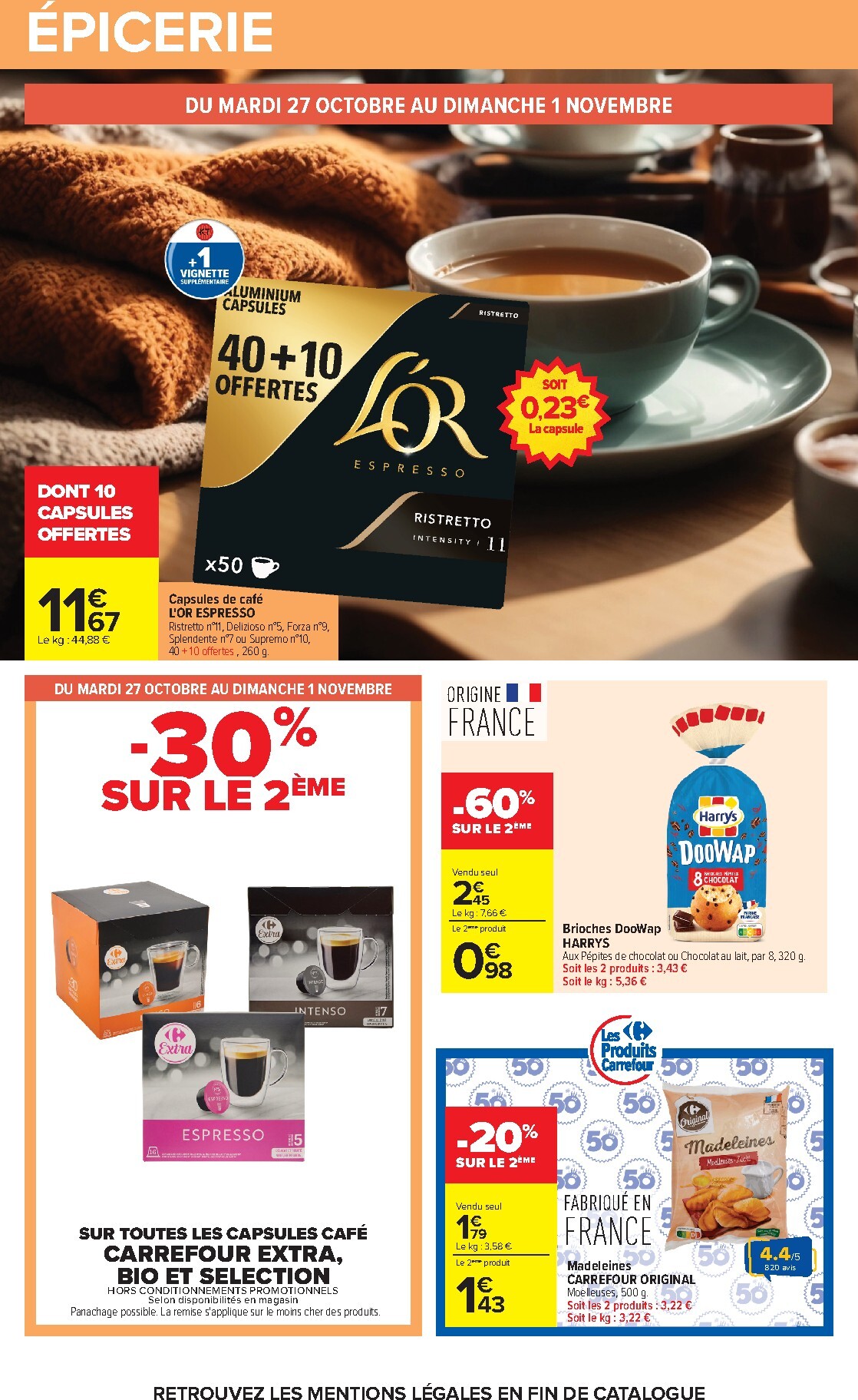 carrefour - Flyer Carrefour pour la semaine prochaine du du mardi 27/10/2026 au du lundi 09/11/2026 - page: 40