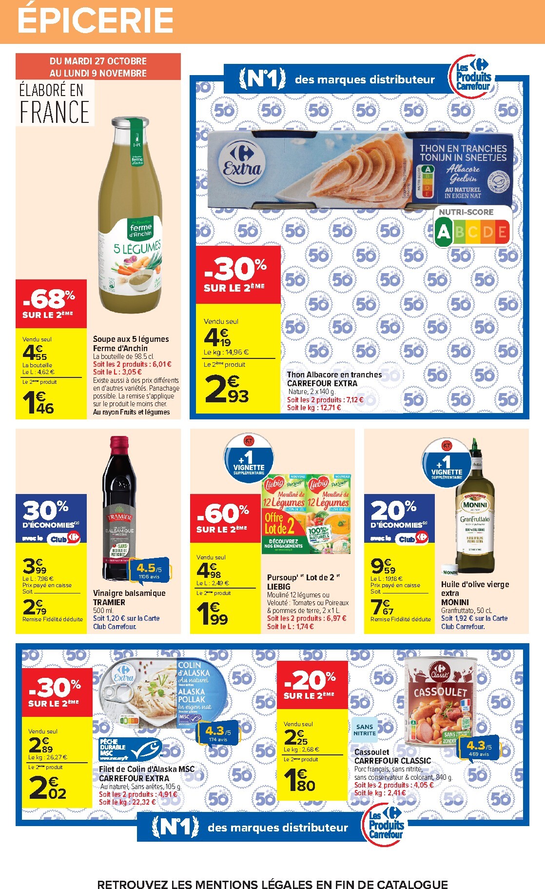 carrefour - Flyer Carrefour pour la semaine prochaine du du mardi 27/10/2026 au du lundi 09/11/2026 - page: 51