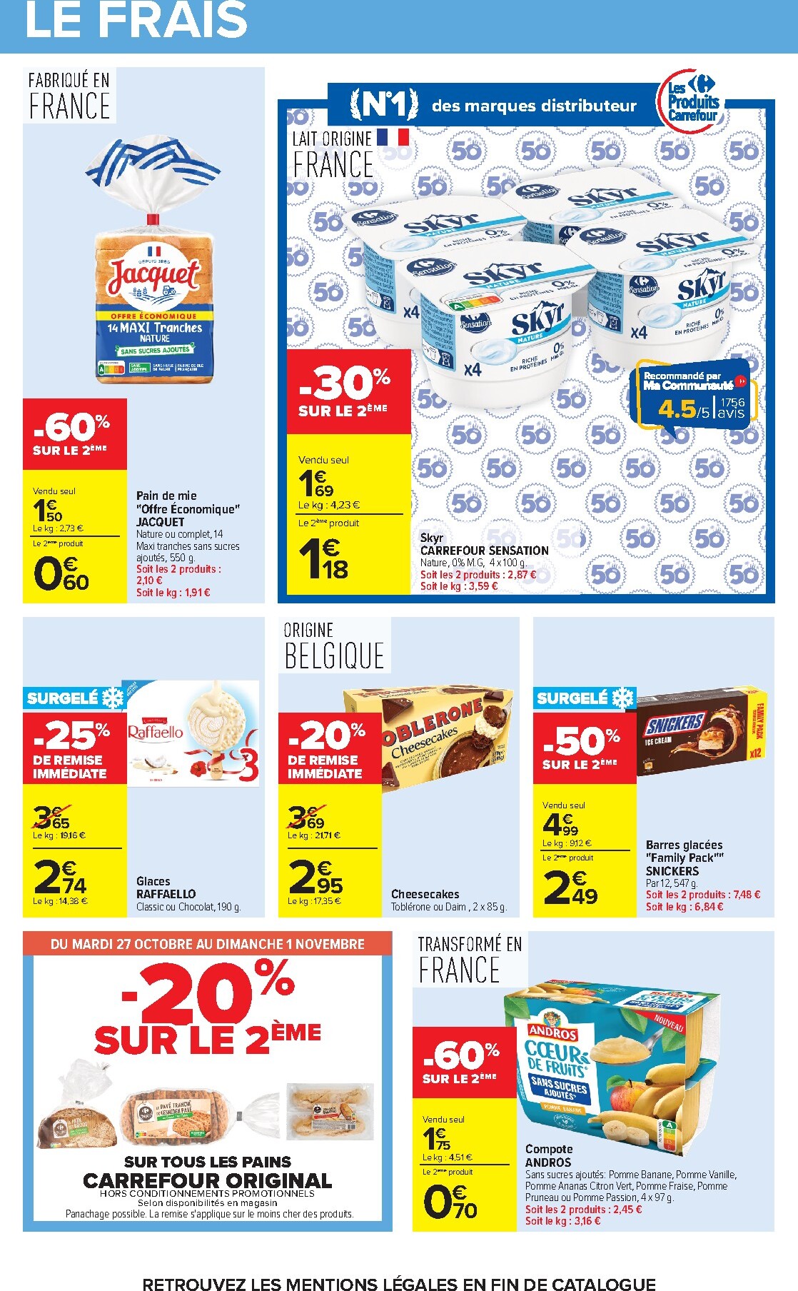 carrefour - Flyer Carrefour pour la semaine prochaine du du mardi 27/10/2026 au du lundi 09/11/2026 - page: 37