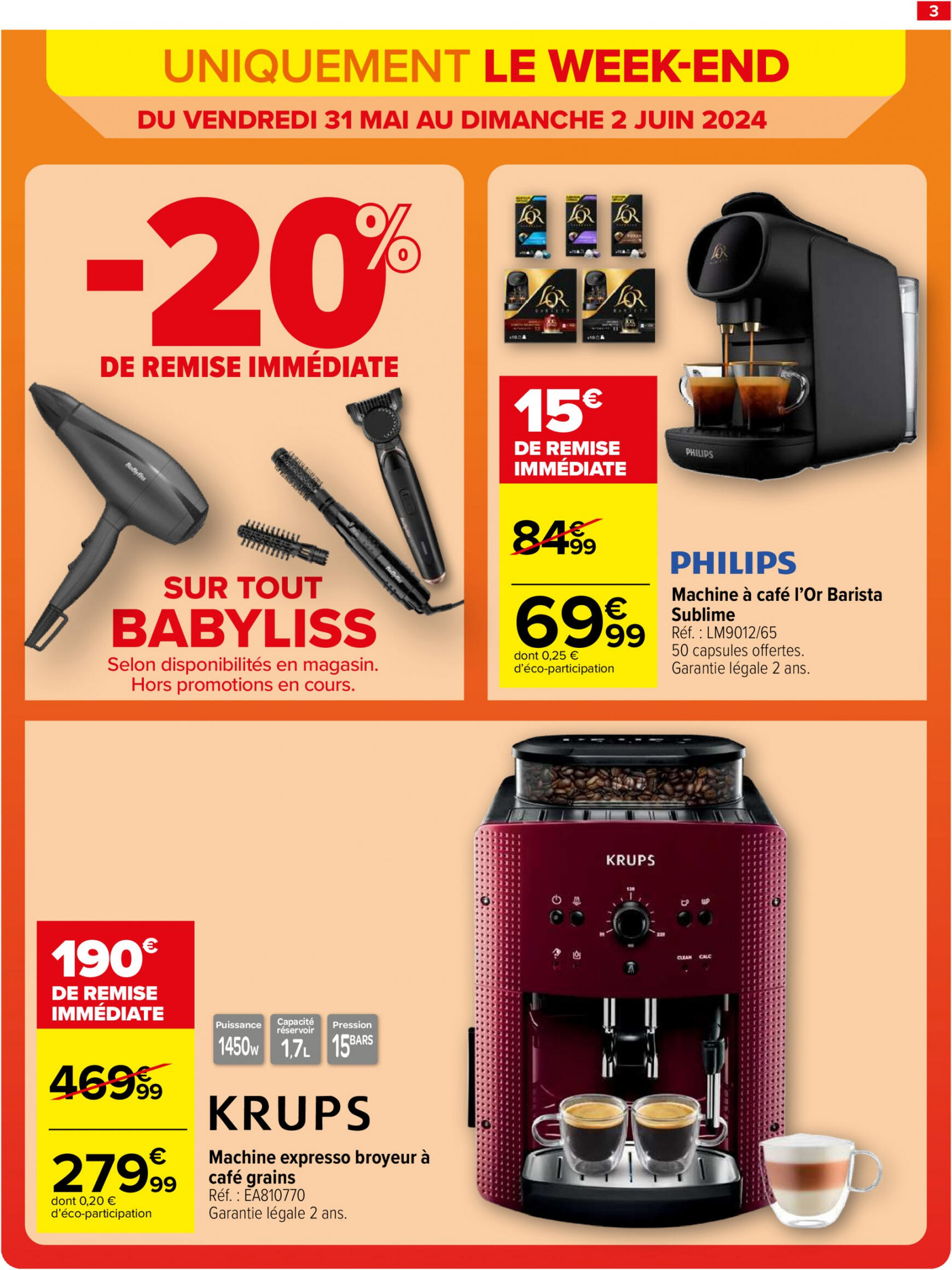 carrefour - Prospectus Carrefour - Les Bons Plans Derniere Minute actuel 28.05. - 03.06. - page: 3