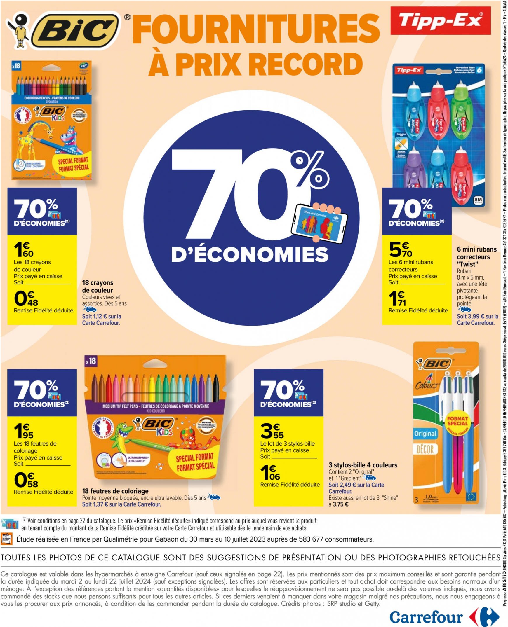 carrefour - Prospectus Carrefour - La Rentrée de tous lees Records actuel 02.07. - 22.07. - page: 2