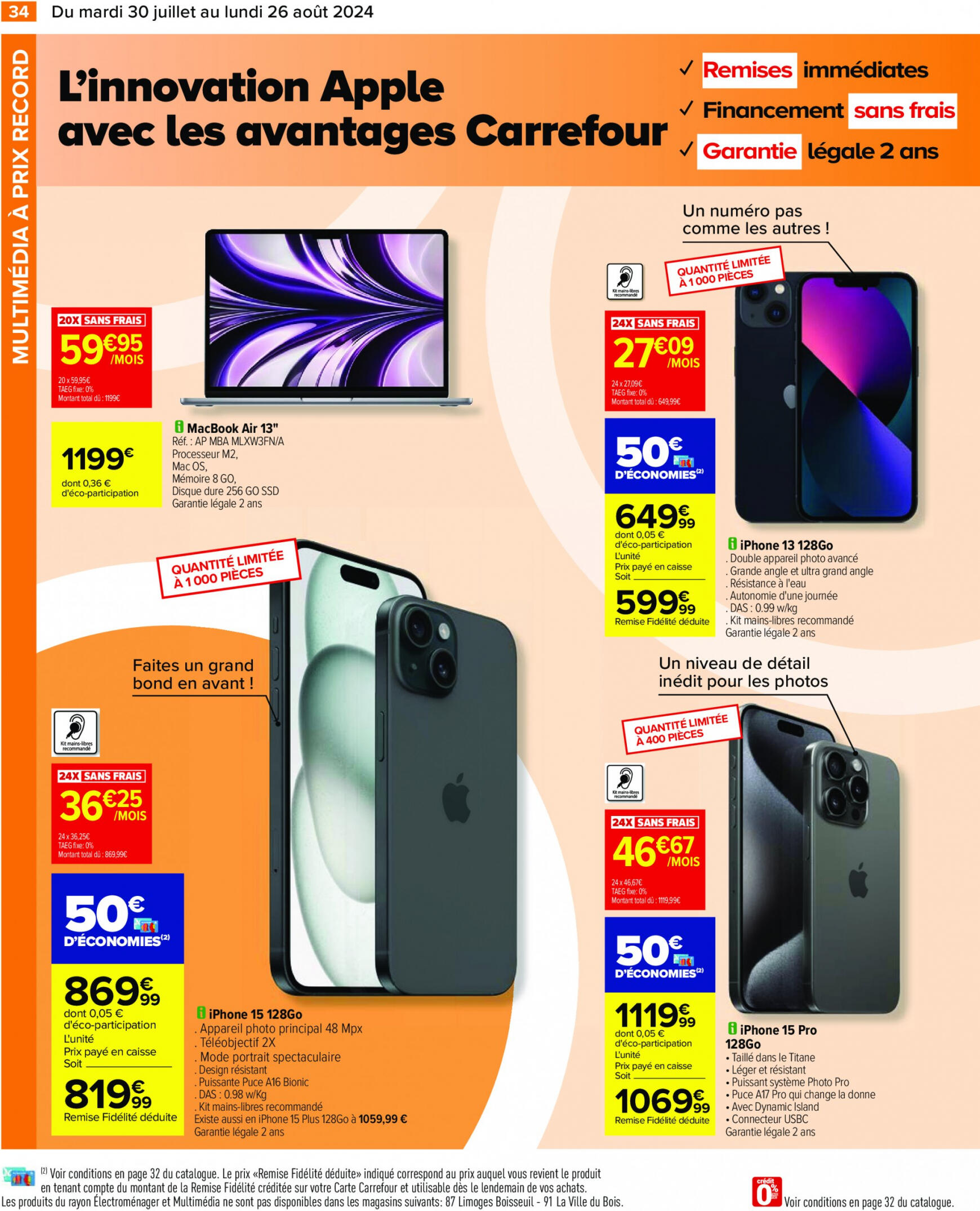 carrefour - Prospectus Carrefour - La Rentrée de Tous lés Records actuel 30.07. - 26.08. - page: 36