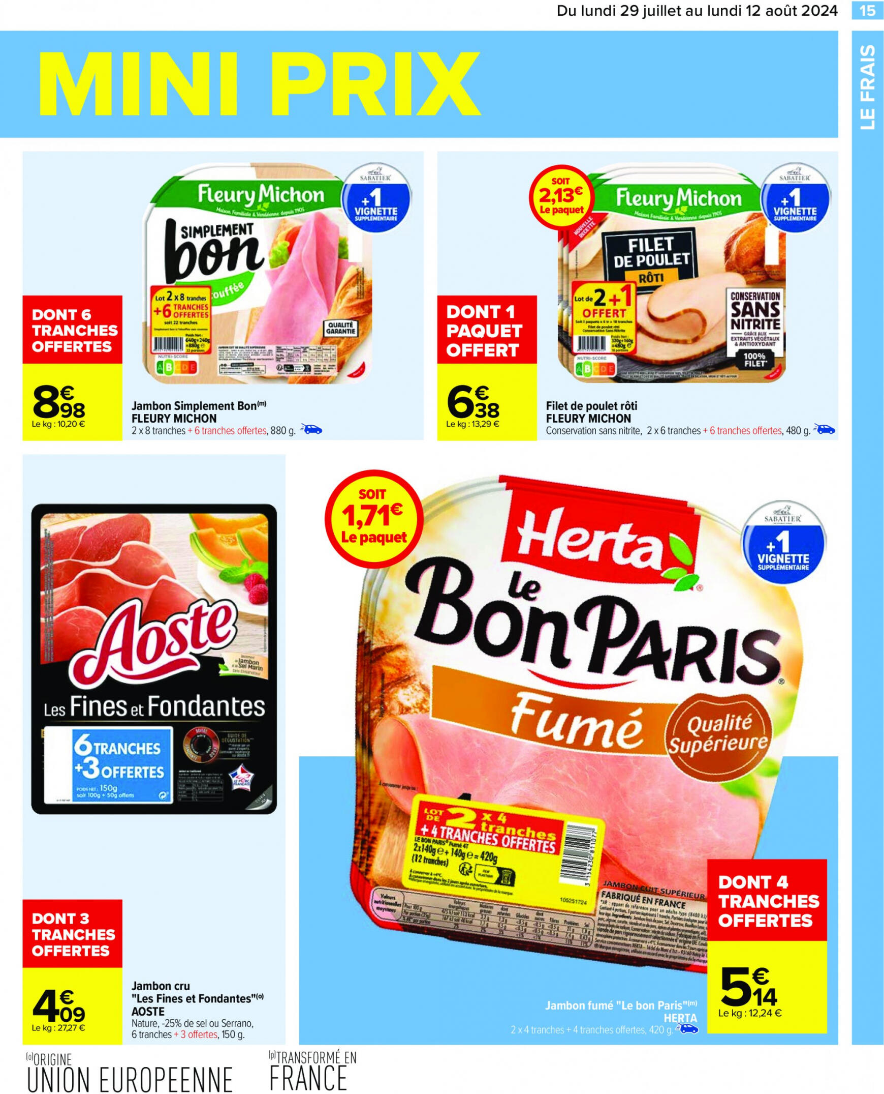 carrefour - Prospectus Carrefour actuel 29.07. - 12.08. - page: 17