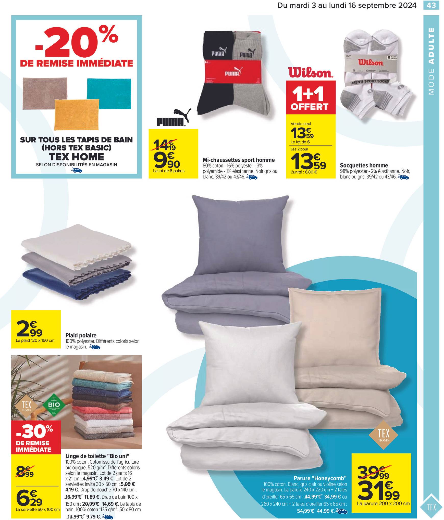 carrefour - Catalogue Carrefour valable dès 03.09. - 16.09. - page: 45