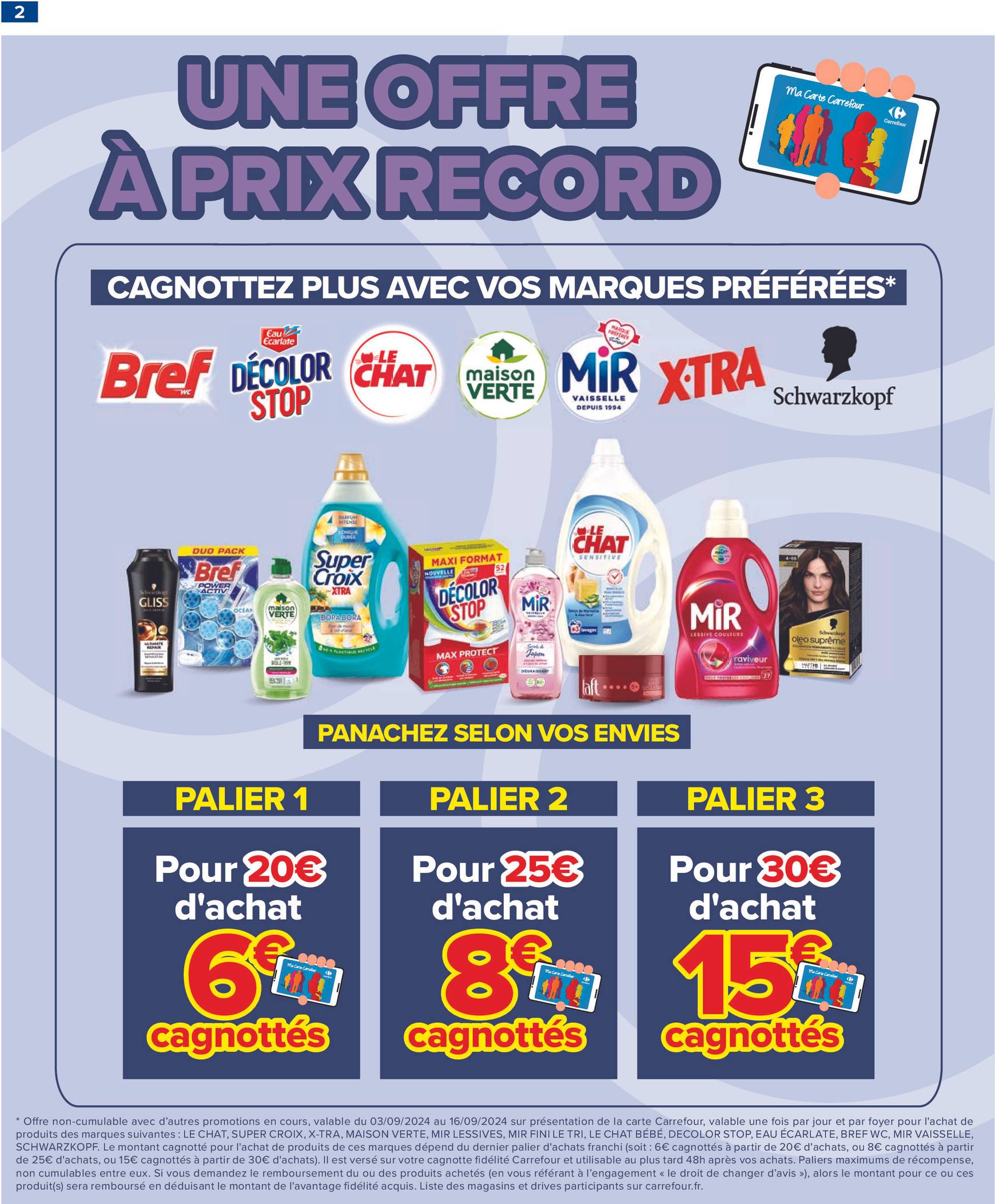 carrefour - Catalogue Carrefour valable dès 03.09. - 16.09. - page: 4