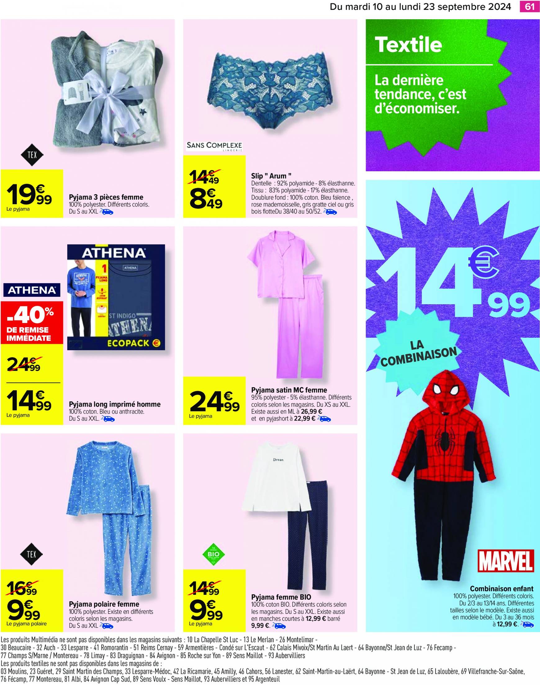 carrefour - Catalogue Carrefour valable dès 10.09. - 23.09. - page: 63