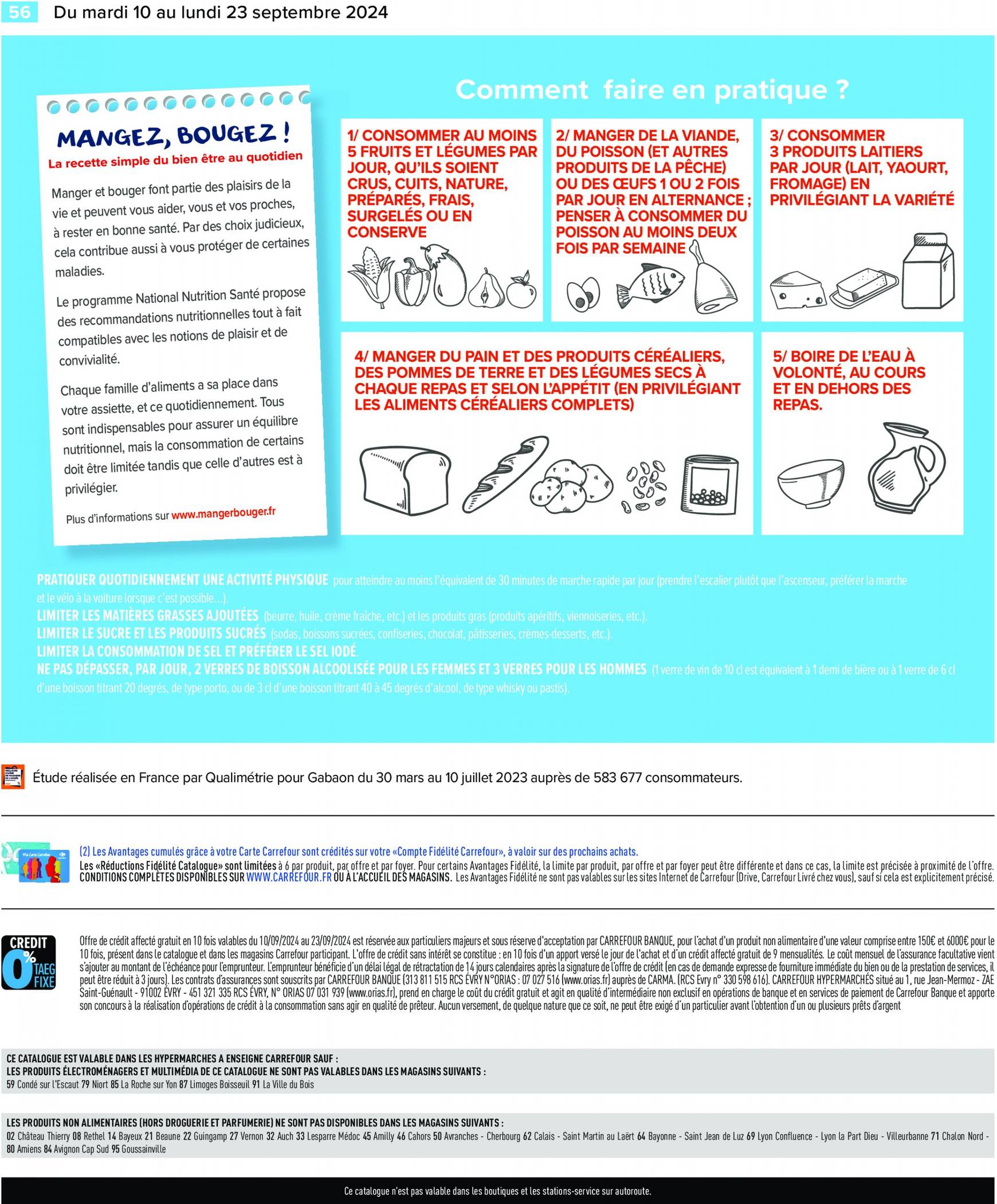 carrefour - Catalogue Carrefour valable dès 10.09. - 23.09. - page: 58