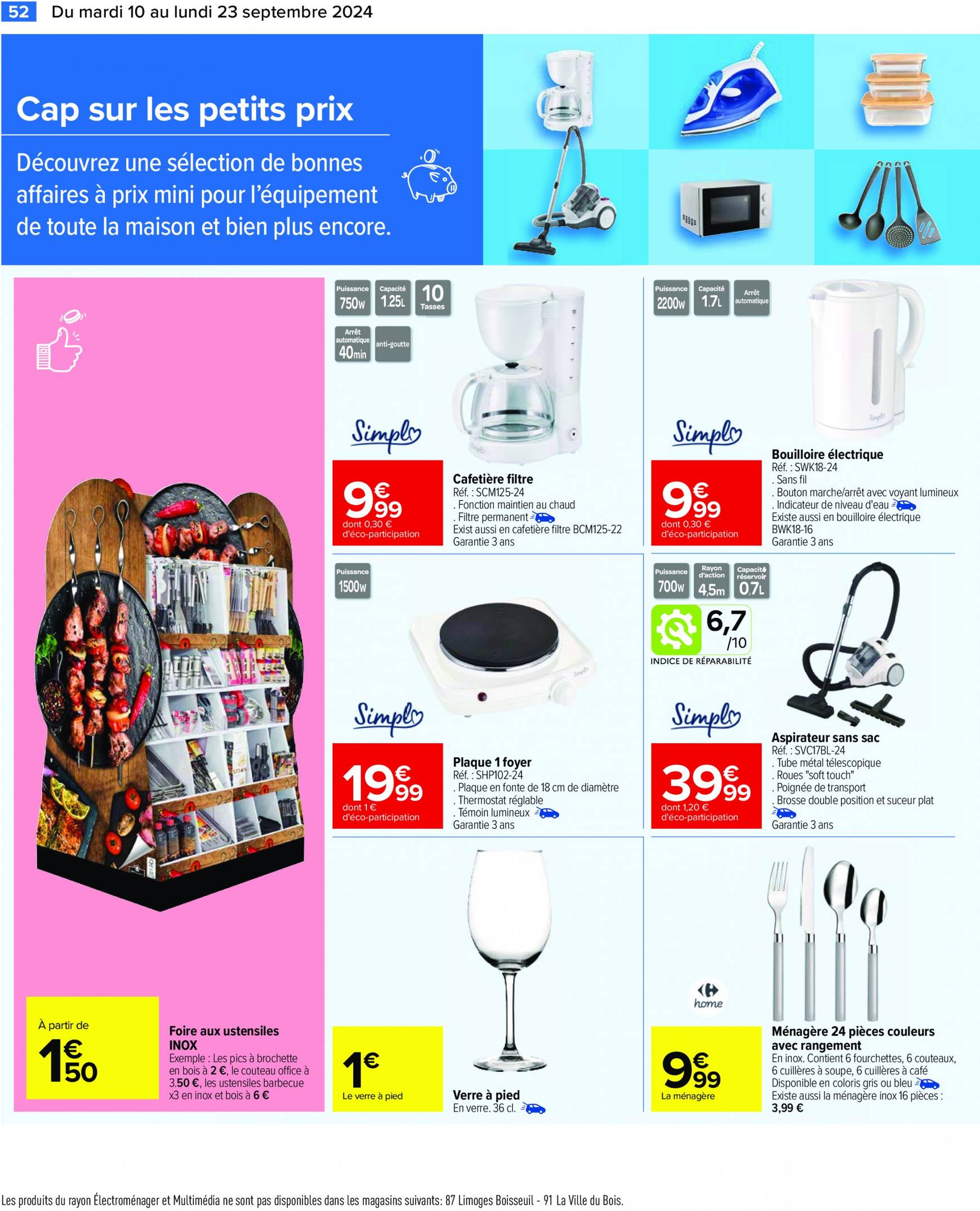 carrefour - Catalogue Carrefour valable dès 10.09. - 23.09. - page: 54