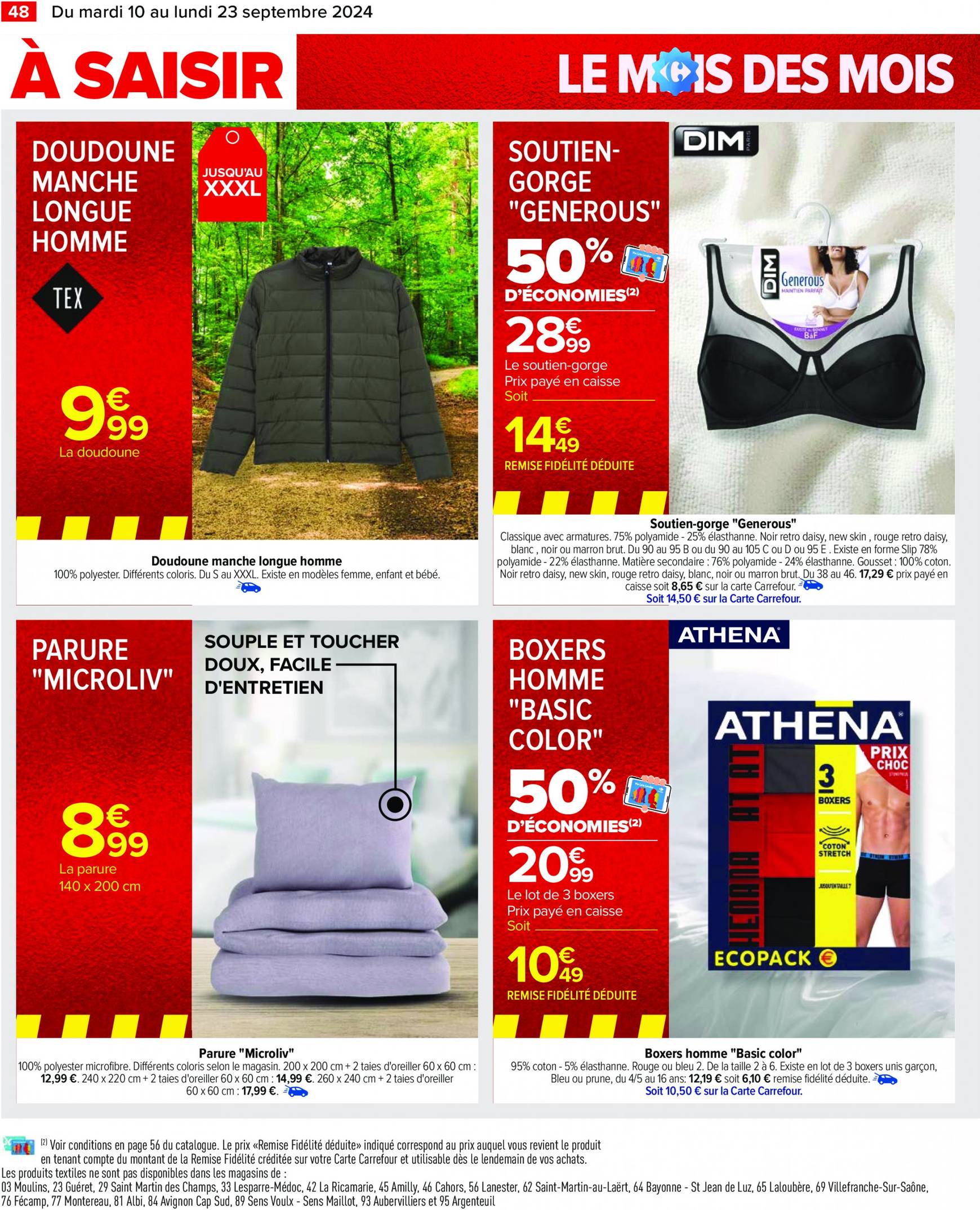 carrefour - Catalogue Carrefour valable dès 10.09. - 23.09. - page: 50