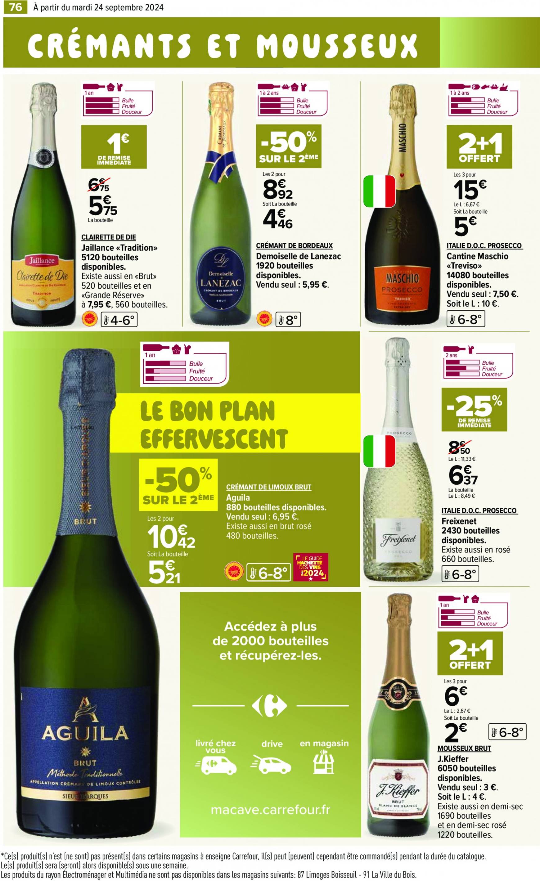 carrefour - Catalogue Carrefour - Aux Foire Vins valable dès 24.09. - 07.10. - page: 78