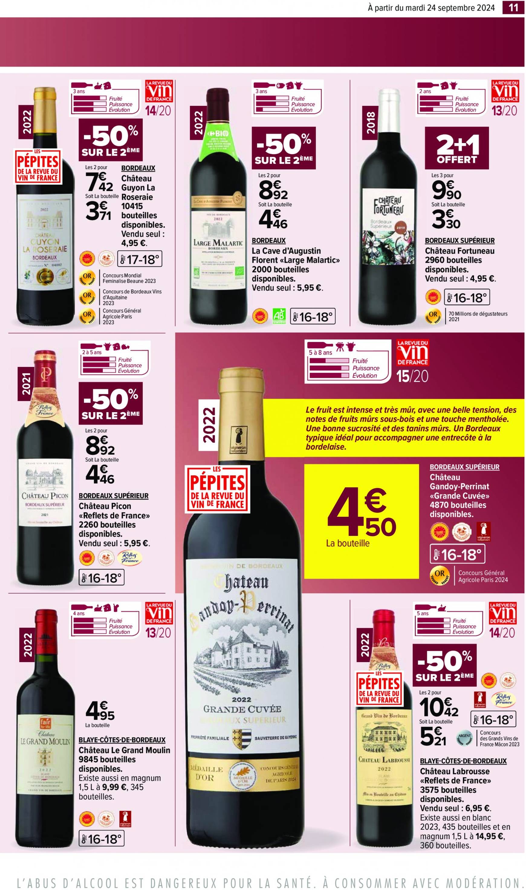 carrefour - Catalogue Carrefour - Aux Foire Vins valable dès 24.09. - 07.10. - page: 13