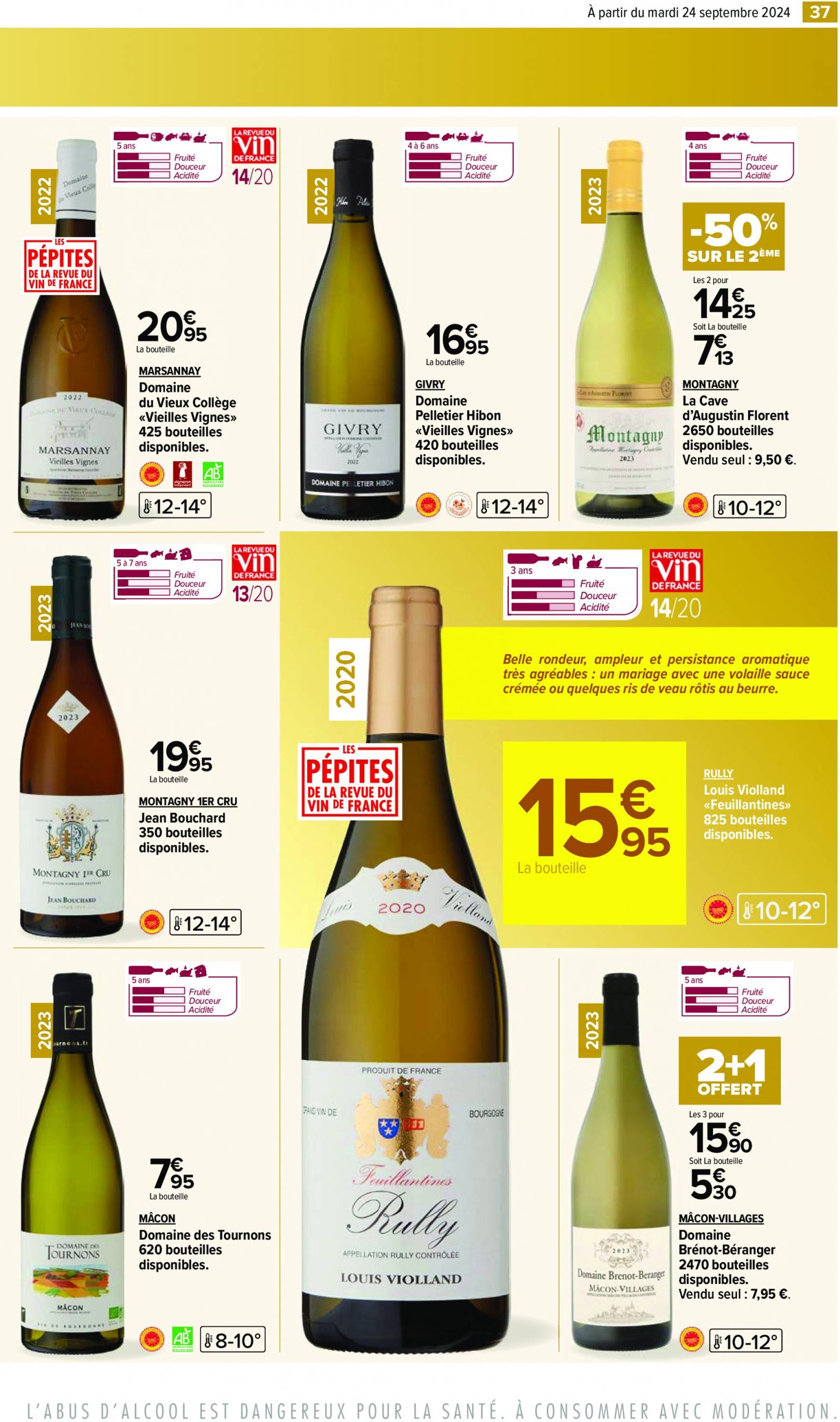 carrefour - Catalogue Carrefour - Aux Foire Vins valable dès 24.09. - 07.10. - page: 39