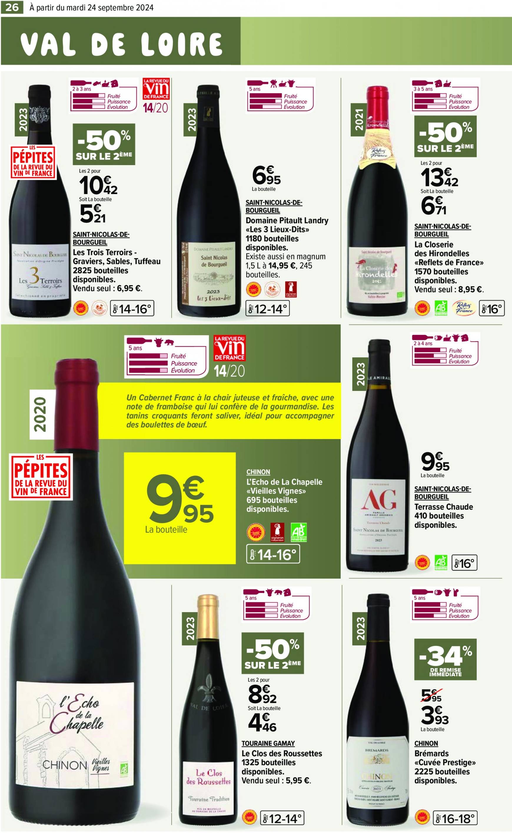 carrefour - Catalogue Carrefour - Aux Foire Vins valable dès 24.09. - 07.10. - page: 28