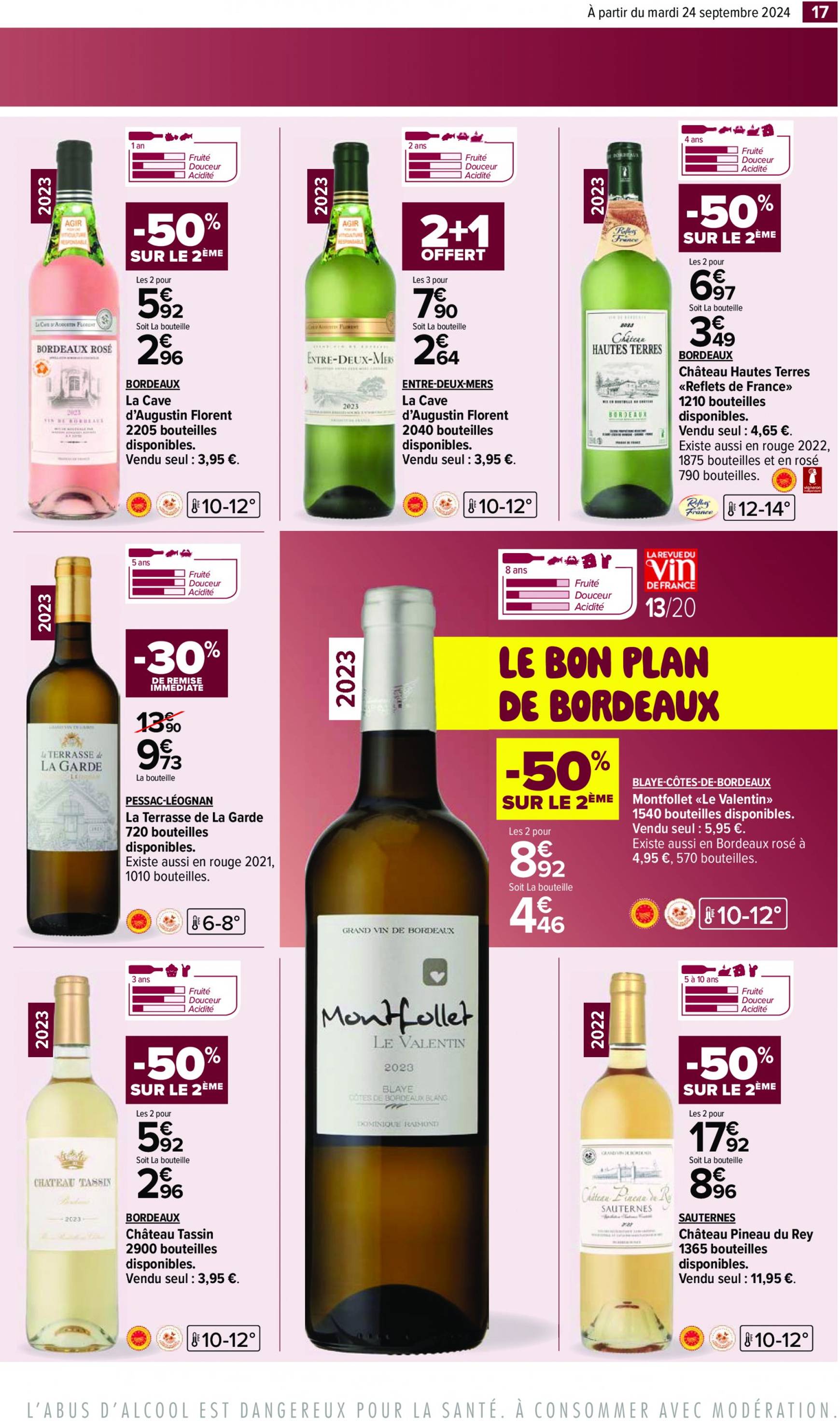 carrefour - Catalogue Carrefour - Aux Foire Vins valable dès 24.09. - 07.10. - page: 19