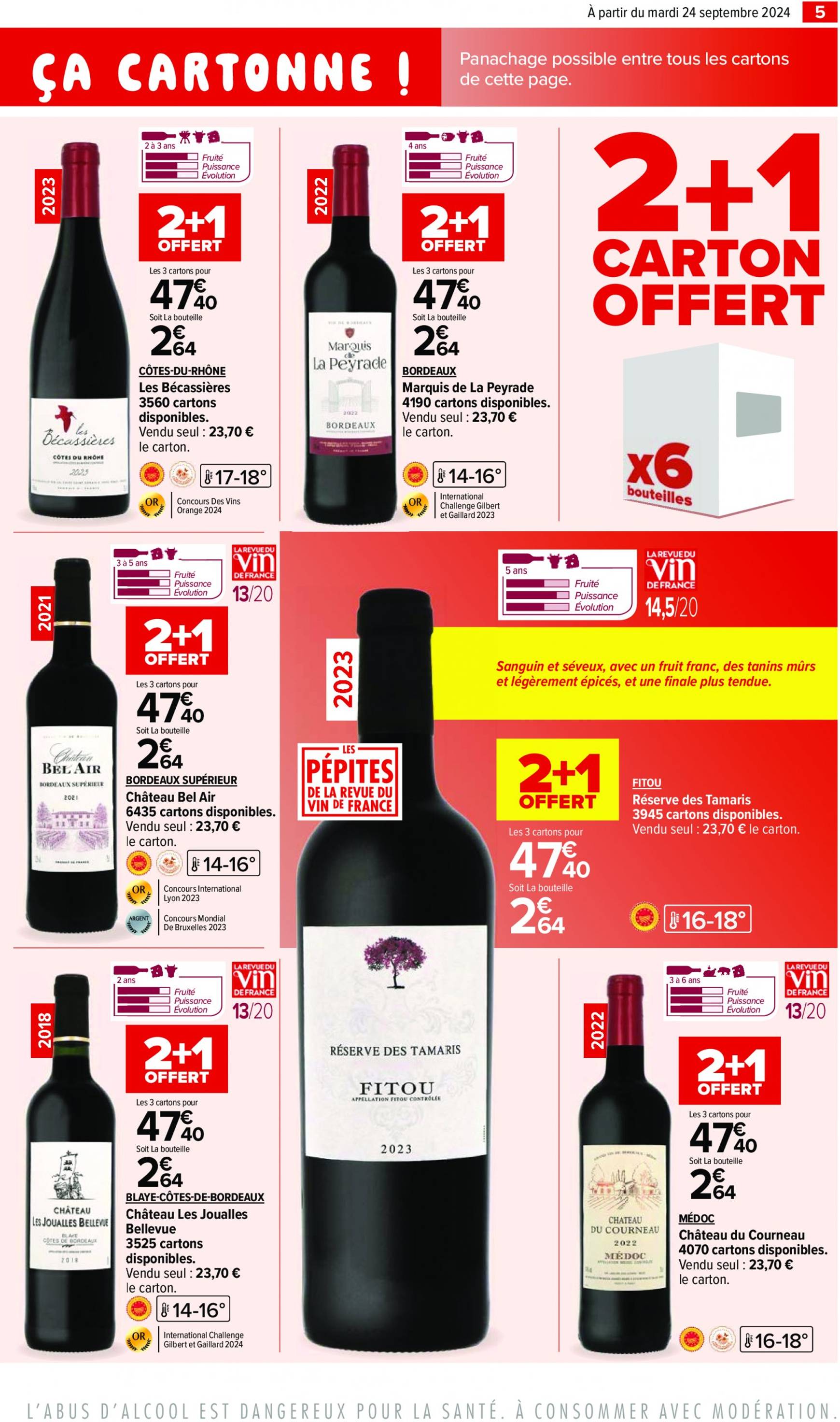 carrefour - Catalogue Carrefour - Aux Foire Vins valable dès 24.09. - 07.10. - page: 7