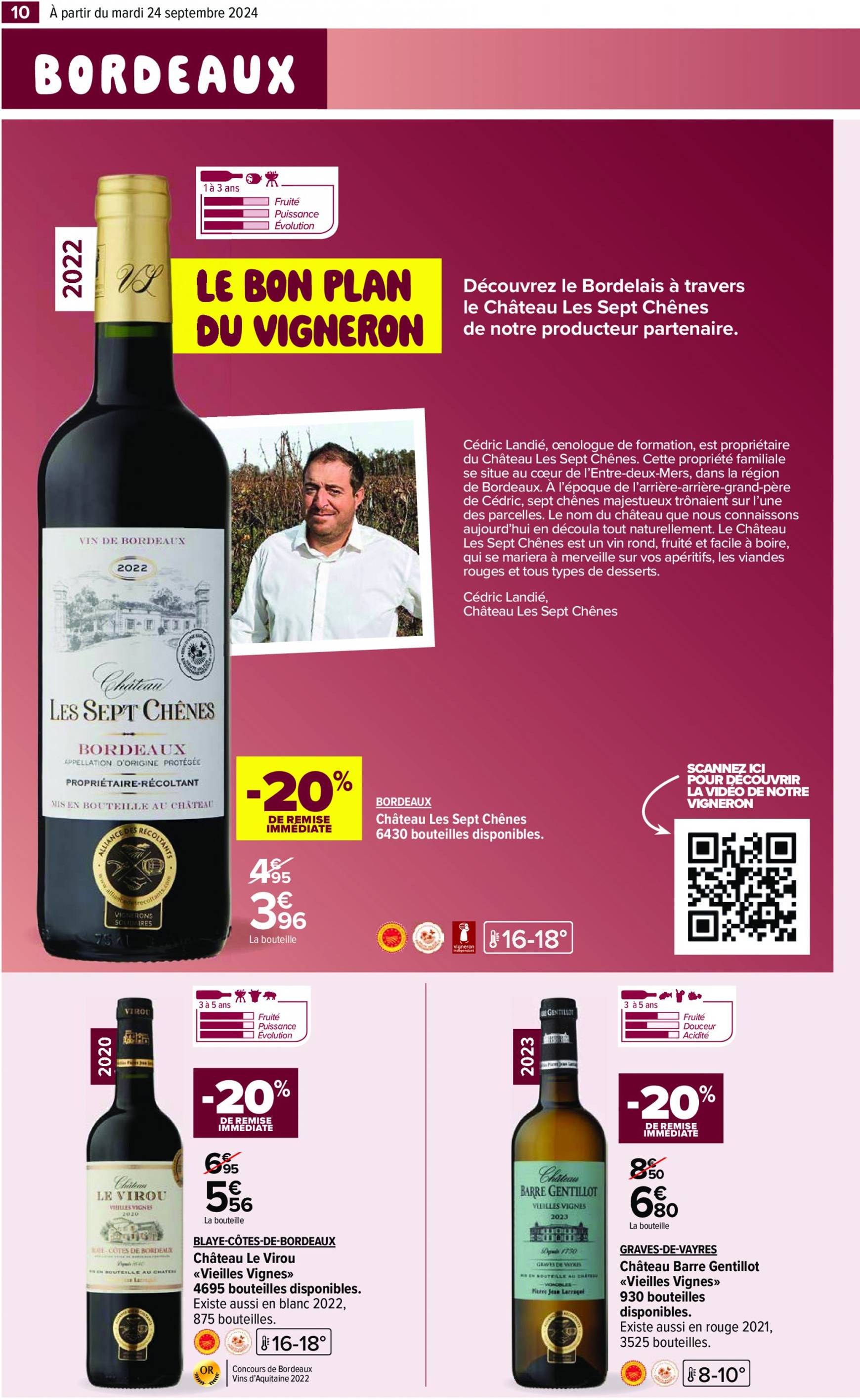 carrefour - Catalogue Carrefour - Aux Foire Vins valable dès 24.09. - 07.10. - page: 12