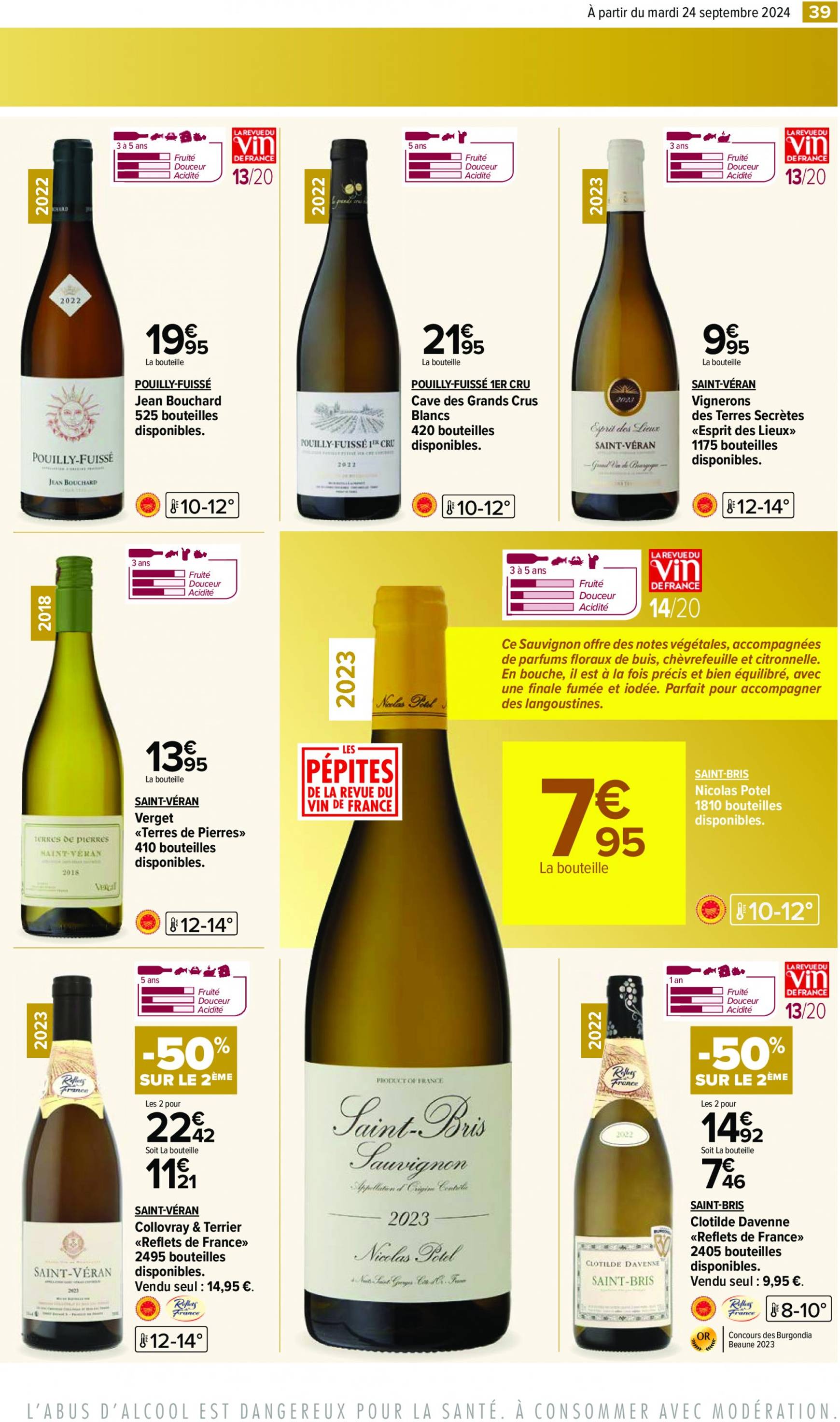 carrefour - Catalogue Carrefour - Aux Foire Vins valable dès 24.09. - 07.10. - page: 41