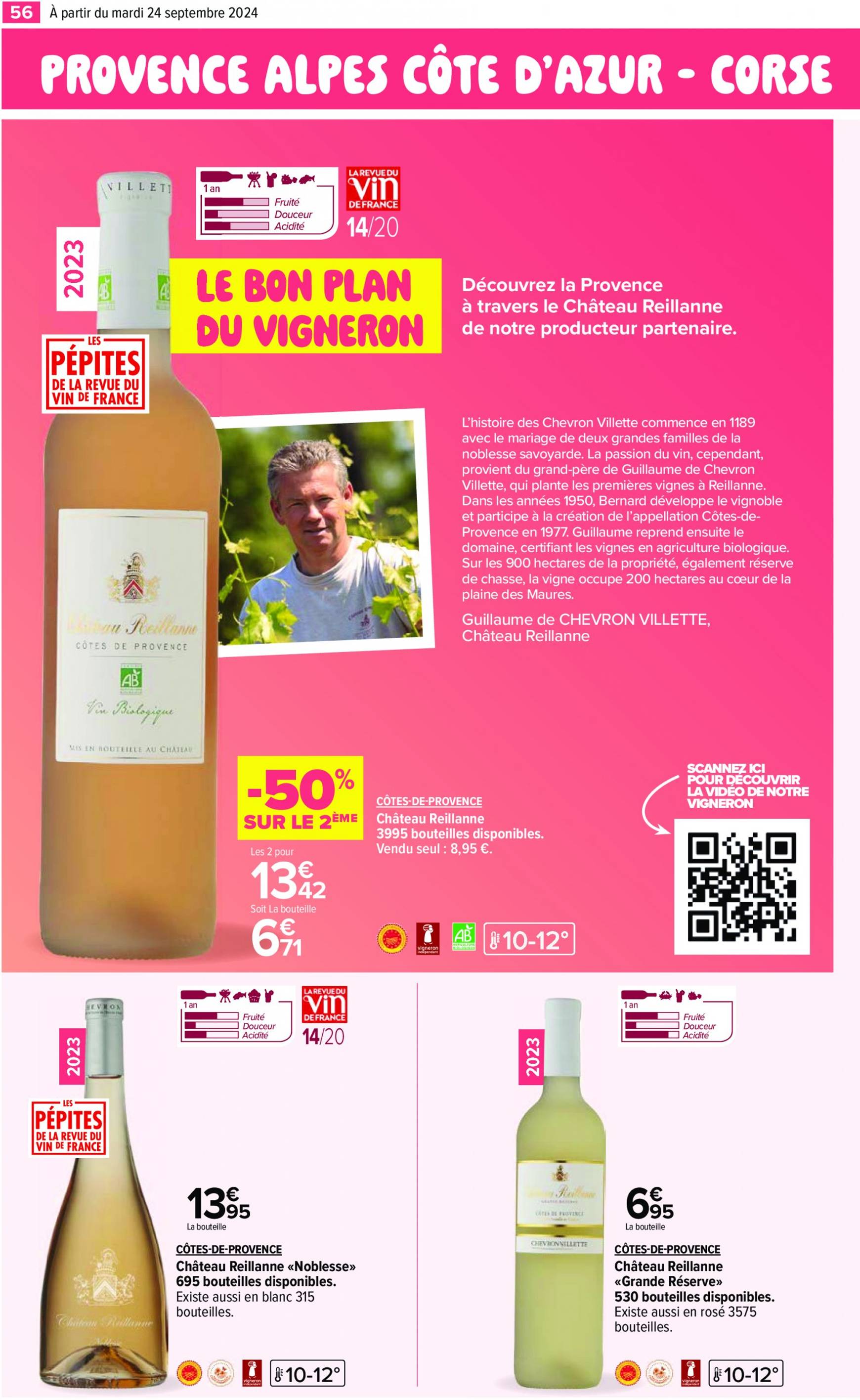 carrefour - Catalogue Carrefour - Aux Foire Vins valable dès 24.09. - 07.10. - page: 58