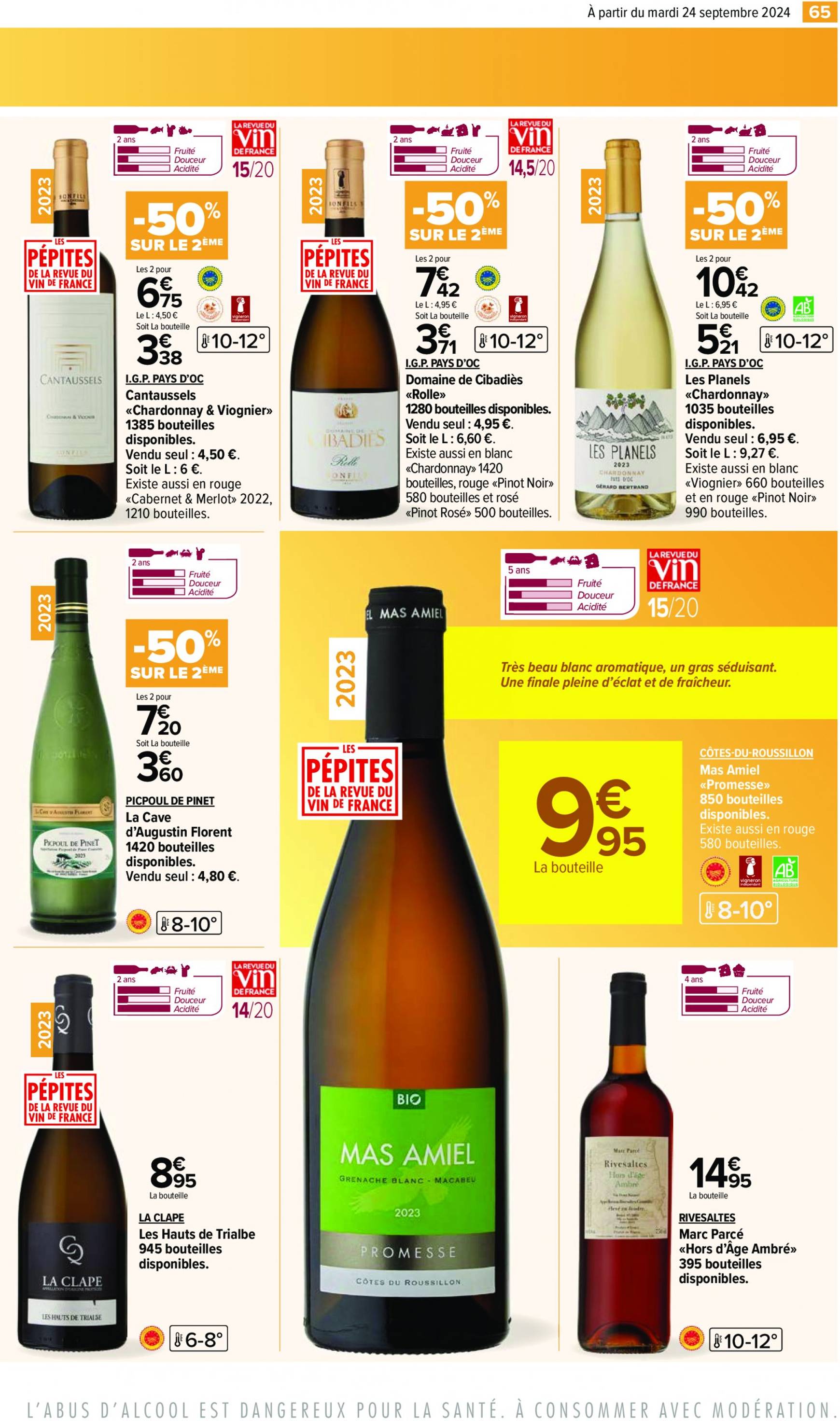 carrefour - Catalogue Carrefour - Aux Foire Vins valable dès 24.09. - 07.10. - page: 67