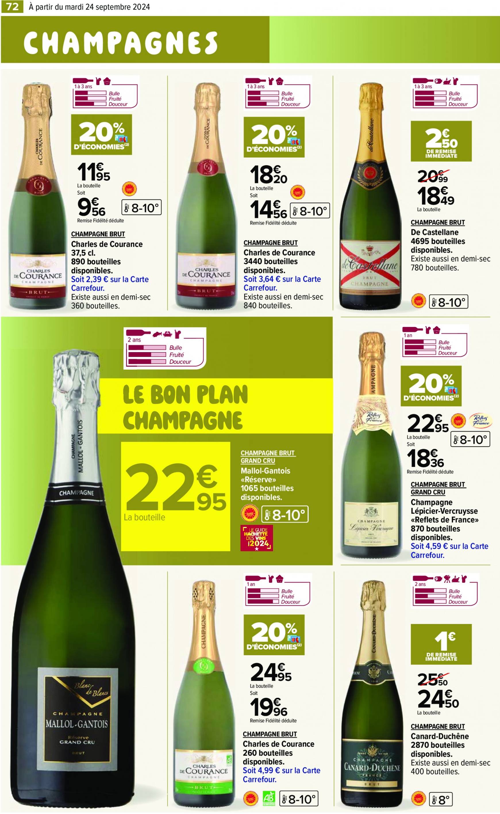 carrefour - Catalogue Carrefour - Aux Foire Vins valable dès 24.09. - 07.10. - page: 74