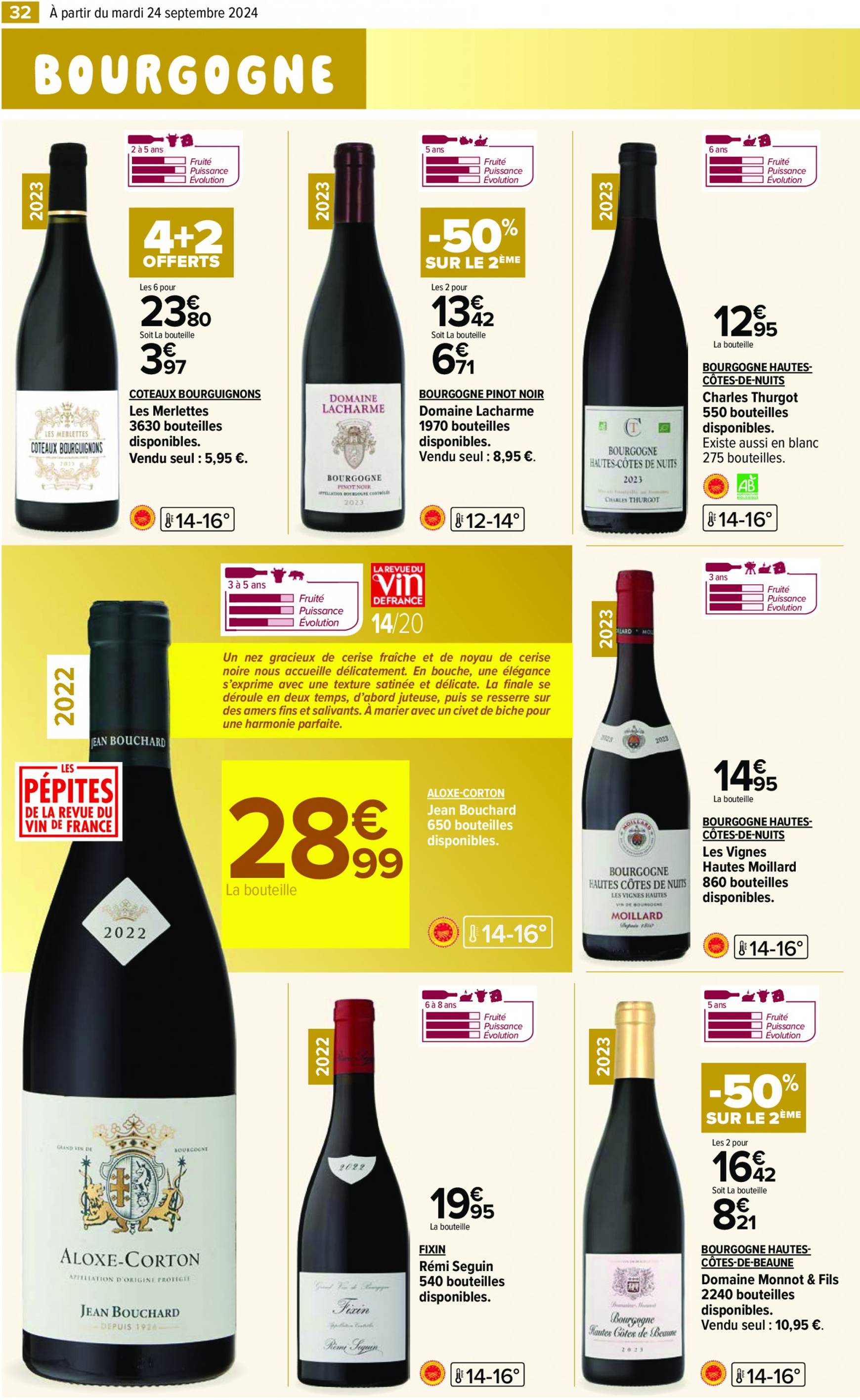 carrefour - Catalogue Carrefour - Aux Foire Vins valable dès 24.09. - 07.10. - page: 34