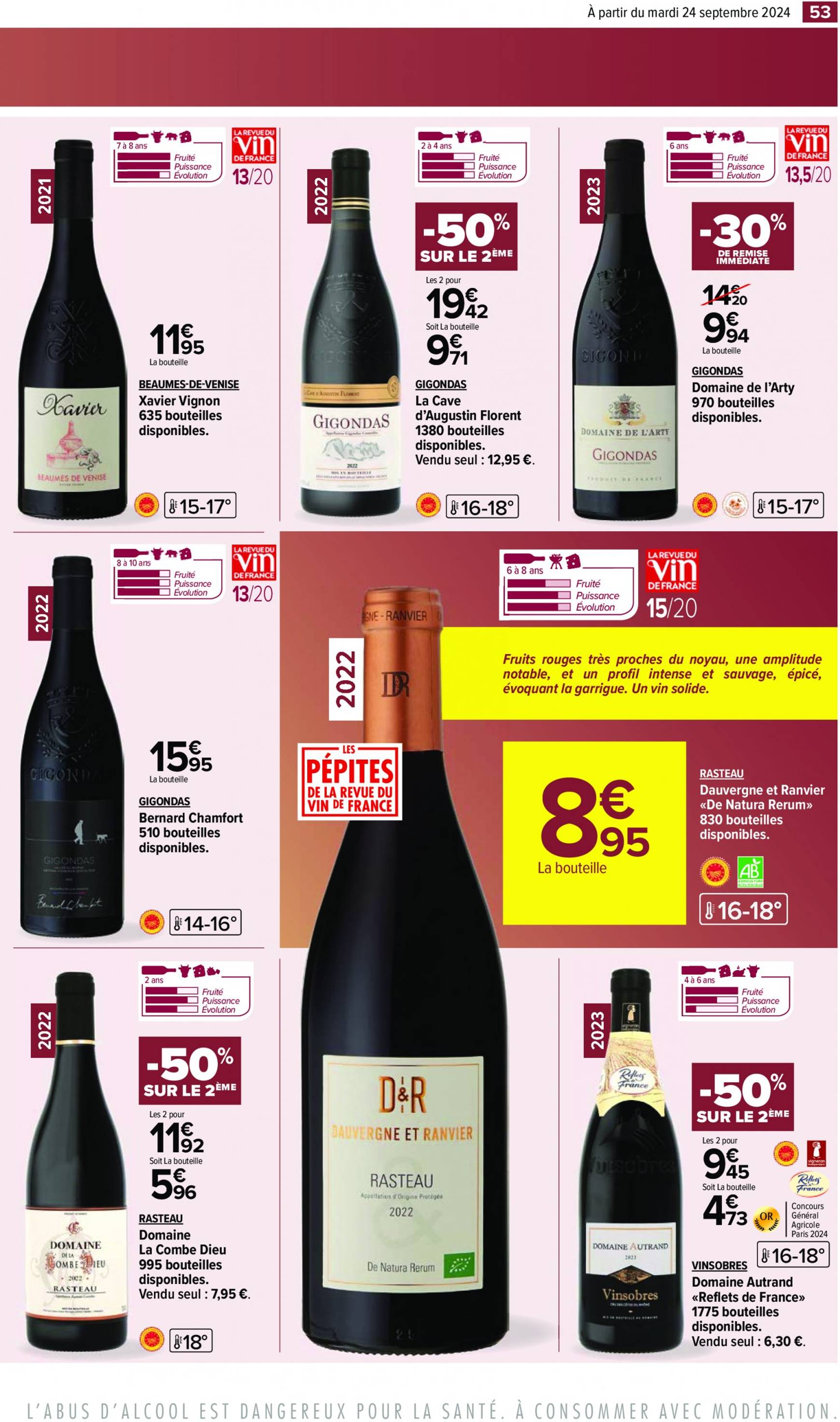 carrefour - Catalogue Carrefour - Aux Foire Vins valable dès 24.09. - 07.10. - page: 55