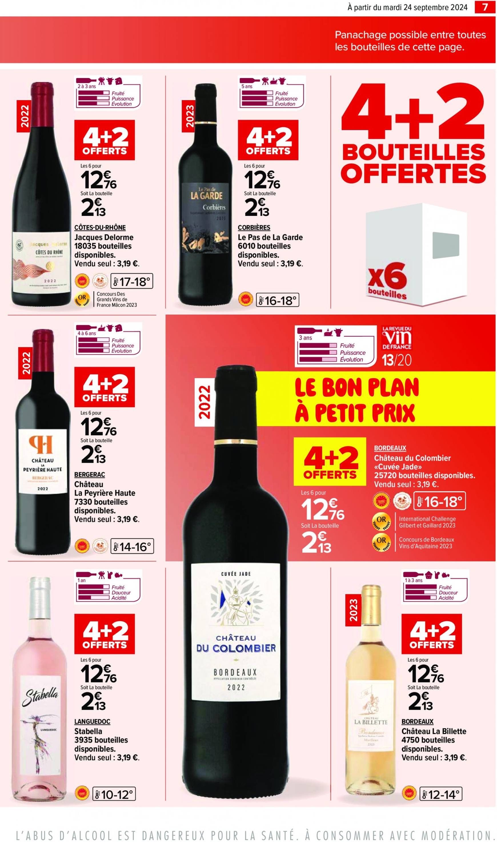 carrefour - Catalogue Carrefour - Aux Foire Vins valable dès 24.09. - 07.10. - page: 9